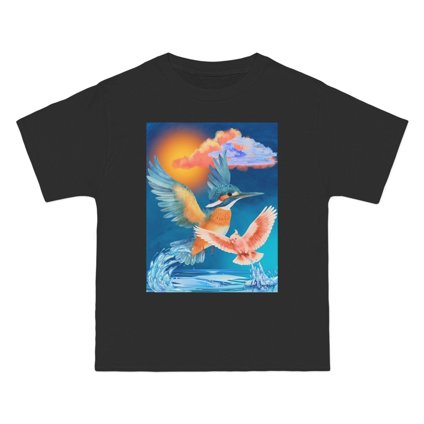 Colorful Kingfisher Graphic T-Shirt for Nature Lovers