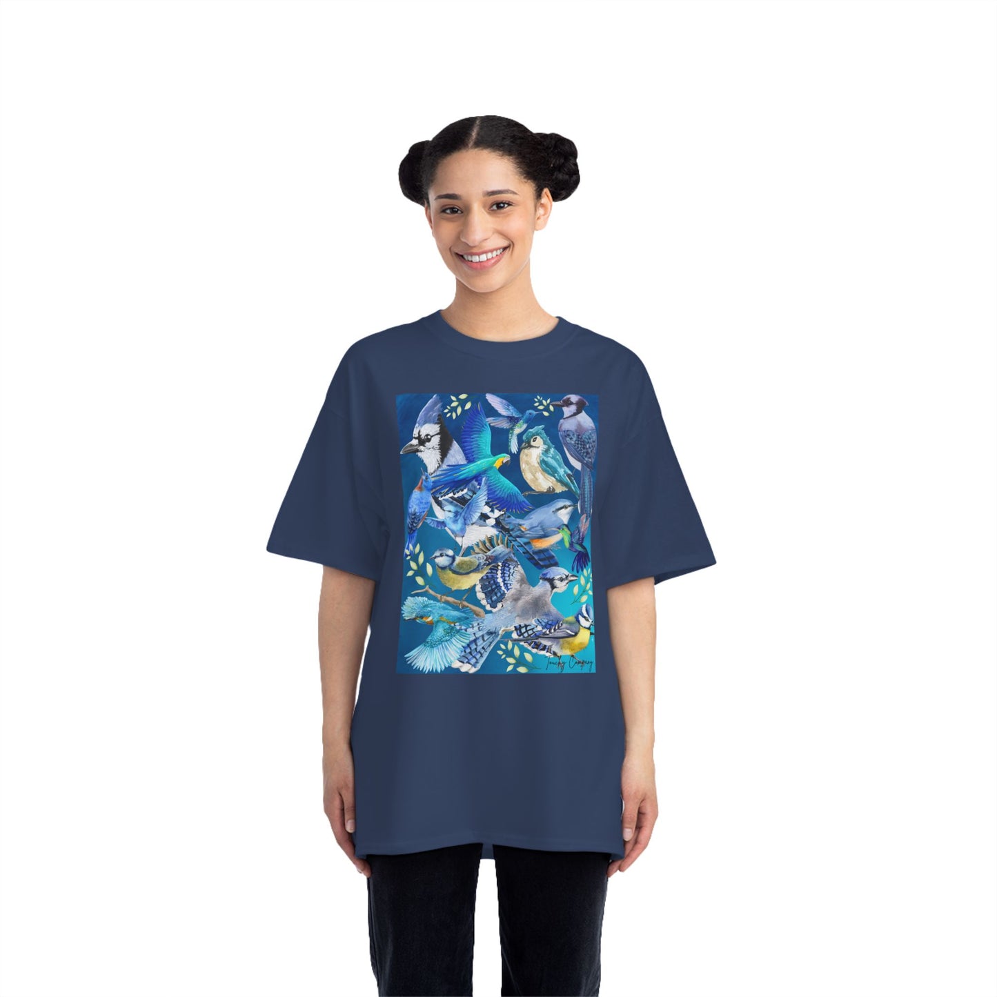 Colorful Bird Graphic T-Shirt for Nature Lovers