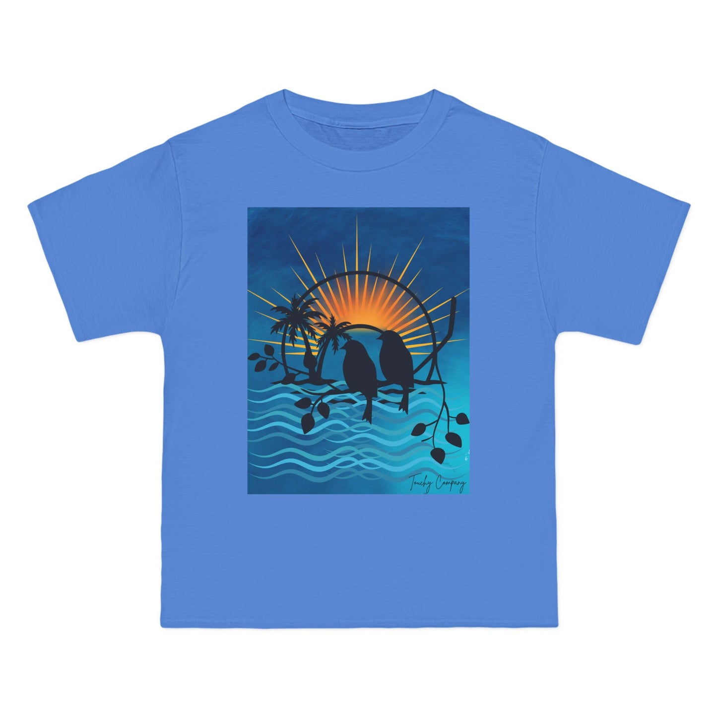 Tropical Sunset Graphic T-Shirt for Beach Lovers