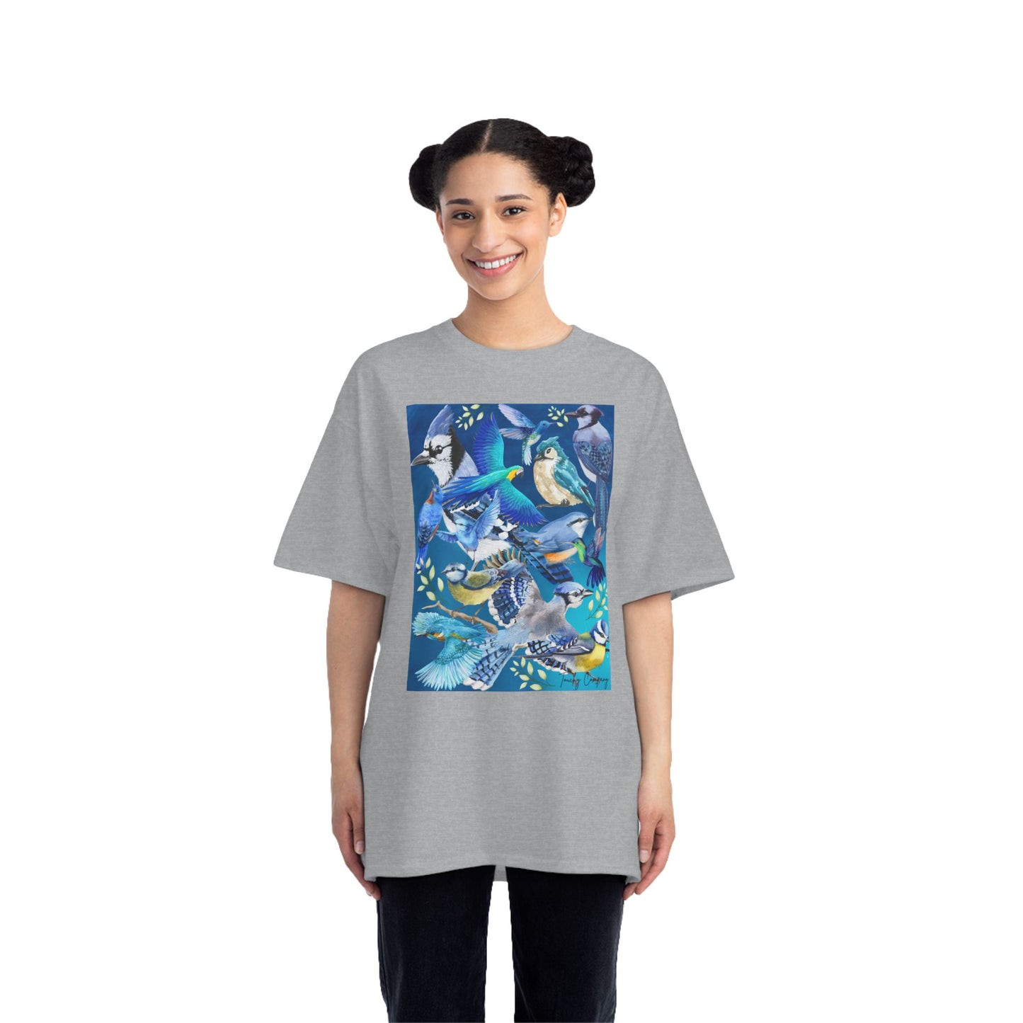 Colorful Bird Graphic T-Shirt for Nature Lovers