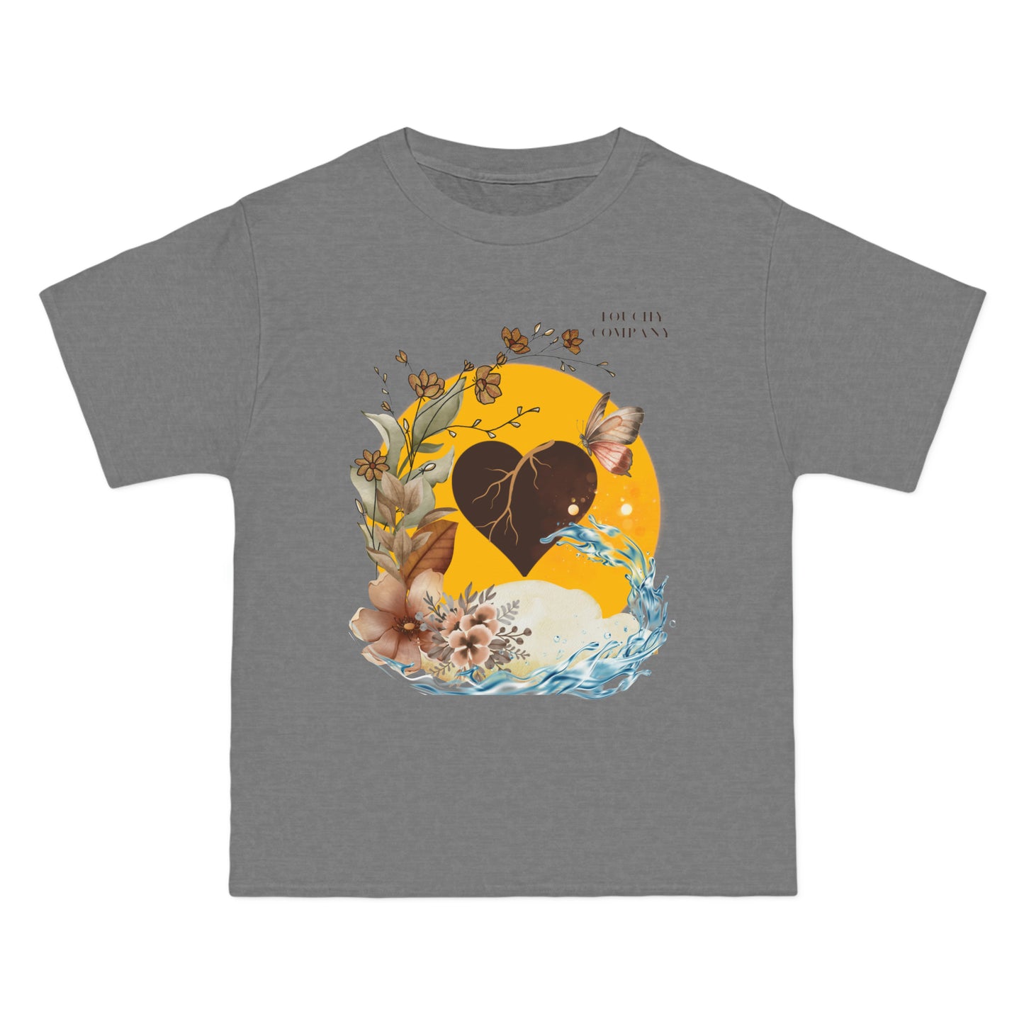 Brown Skin Heart, Oversized T-Shirt