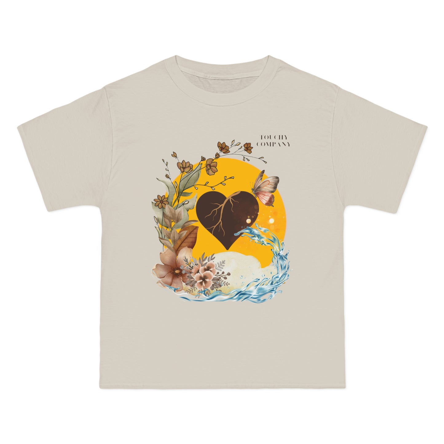 Brown Skin Heart, Oversized T-Shirt