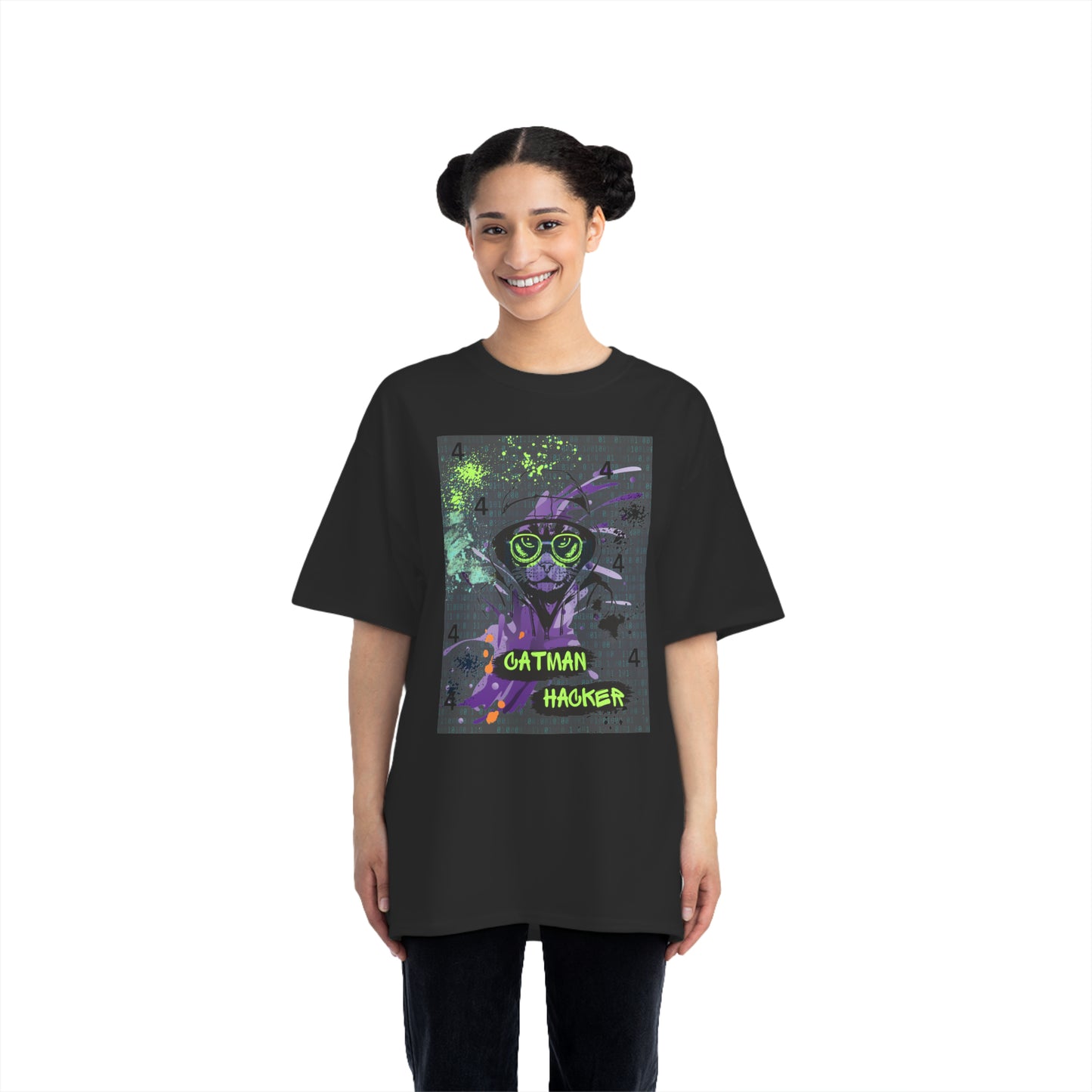Catman Hacker, Oversize T-Shirt