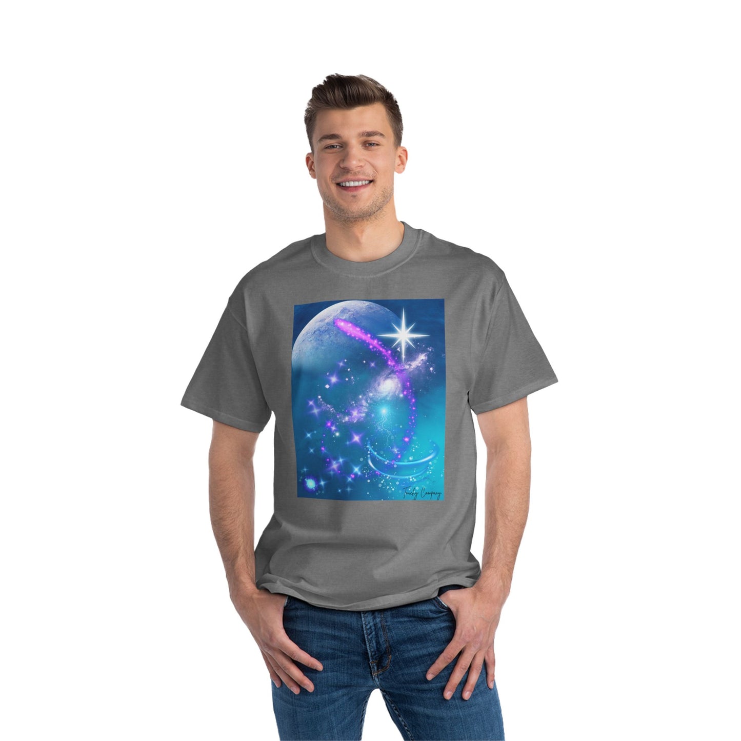Cosmic Dream Short-Sleeve T-Shirt - Graphic Tee for Galaxy Lovers