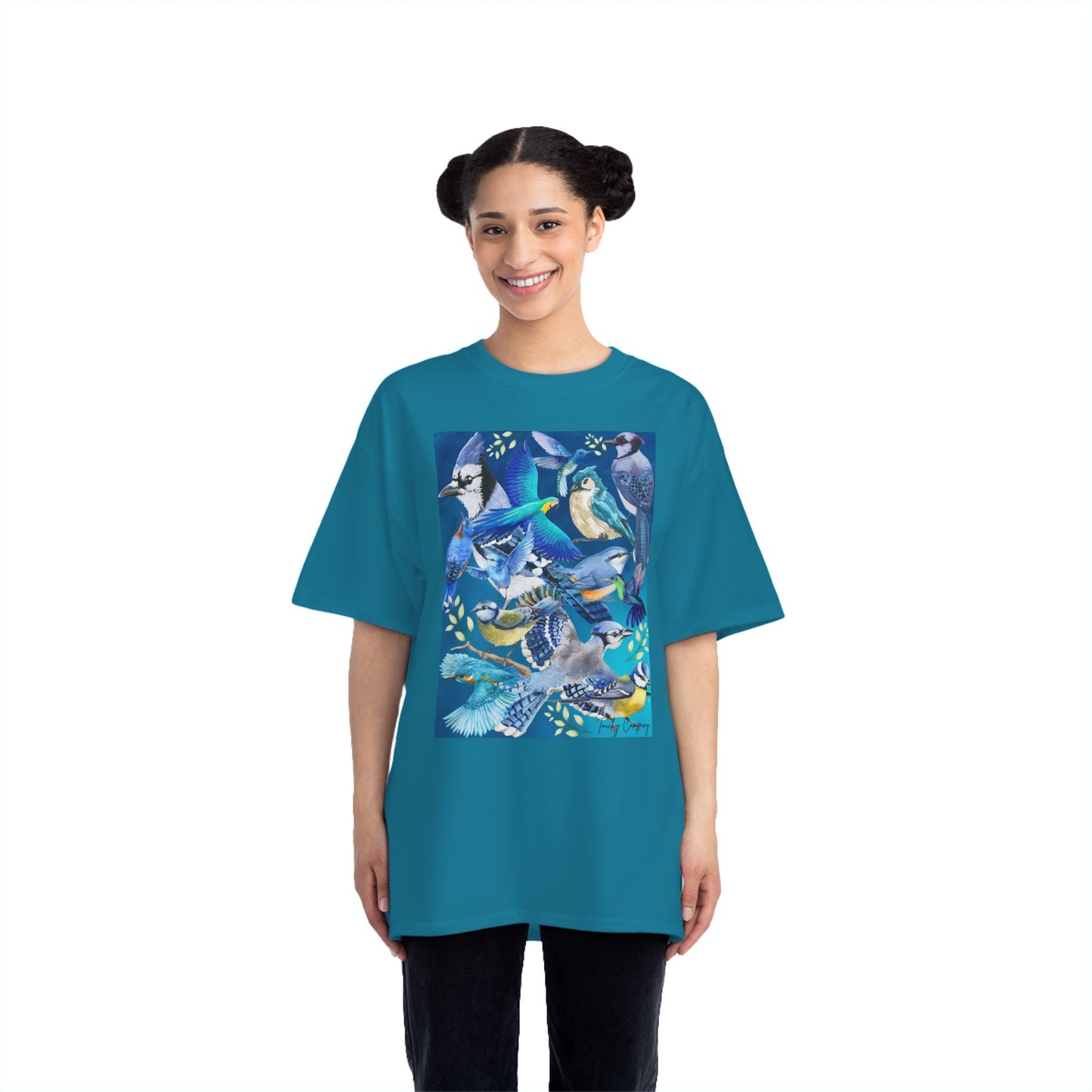 Colorful Bird Graphic T-Shirt for Nature Lovers