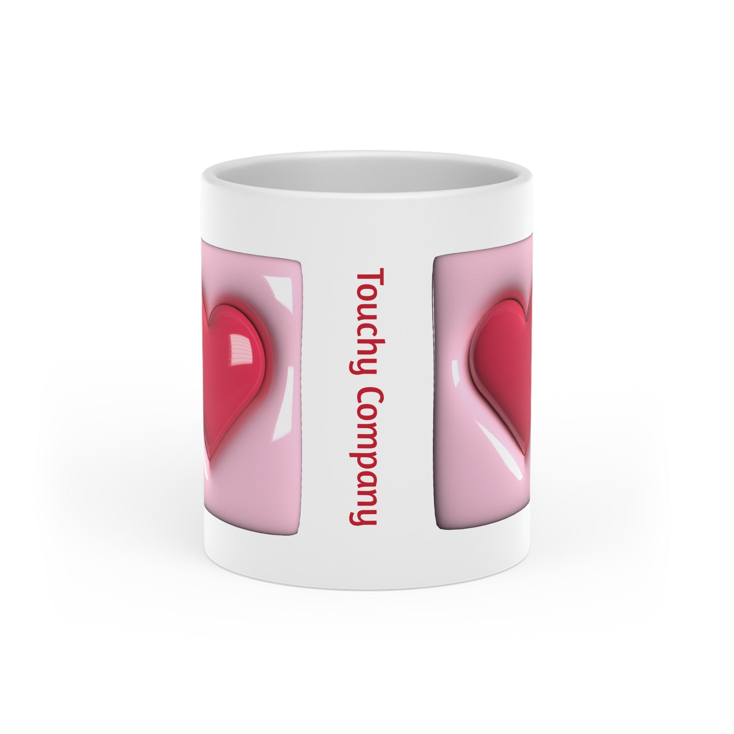 Bubble shaped Heart-Shaped Mug