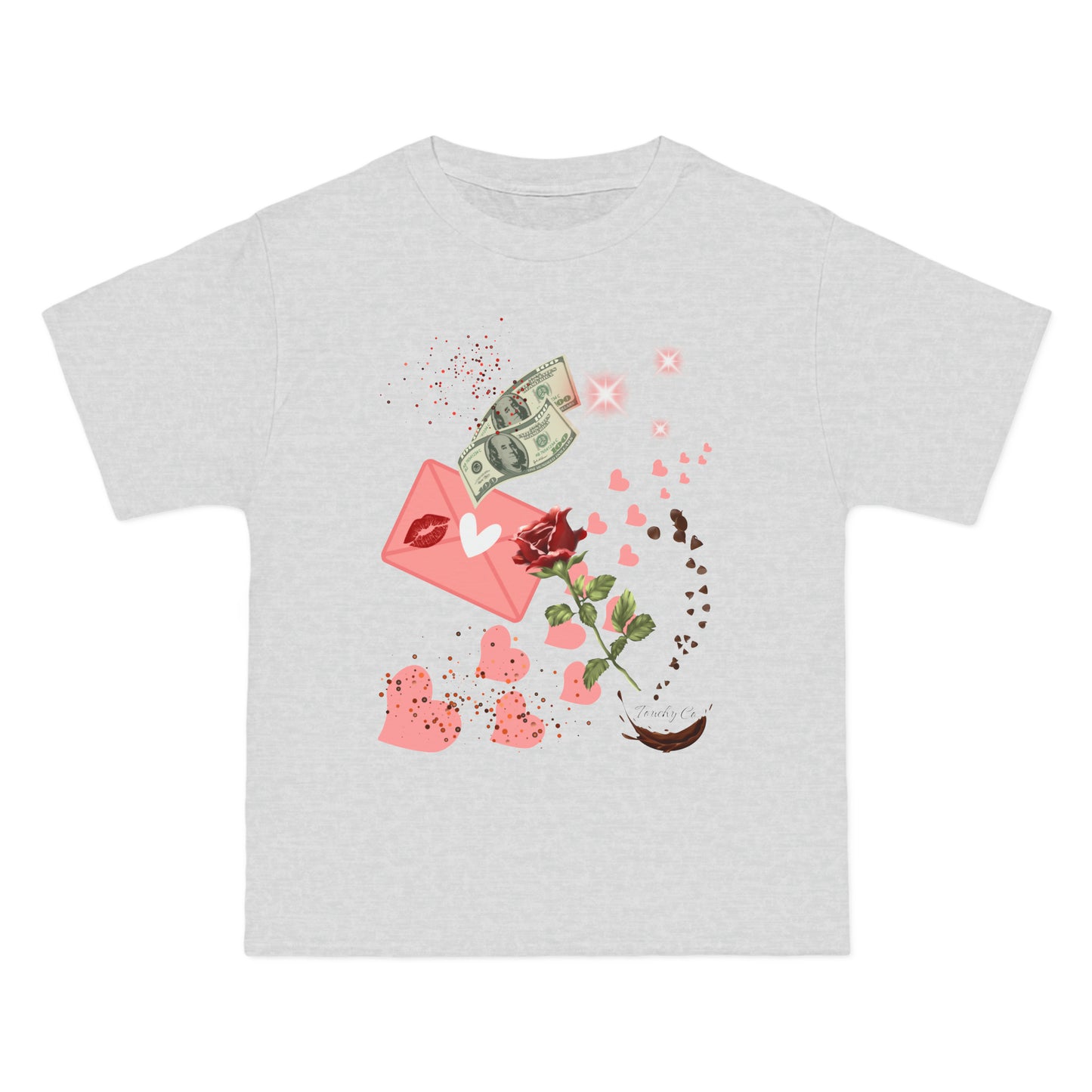 Money Heart, Oversized T-Shirt
