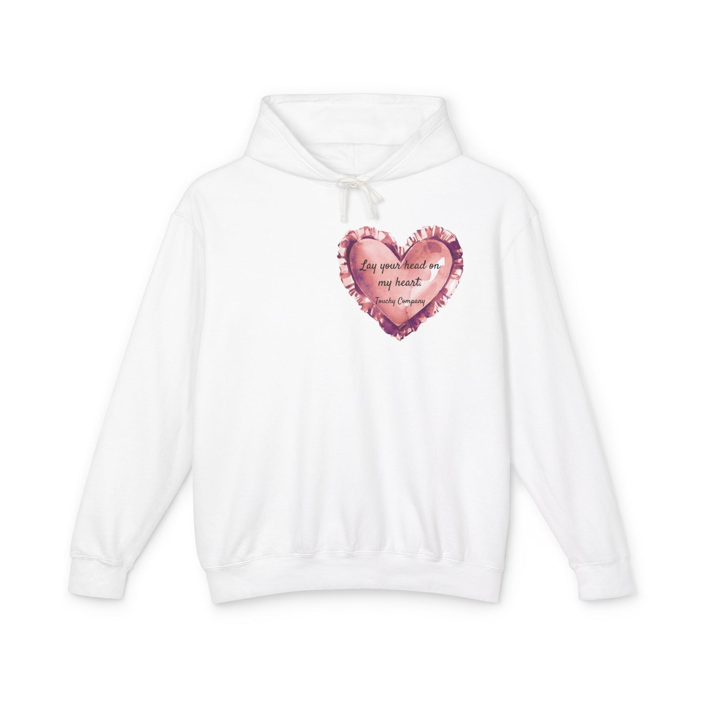 Heart Pillow Unisex Lightweight Hooded Sweatshirt
