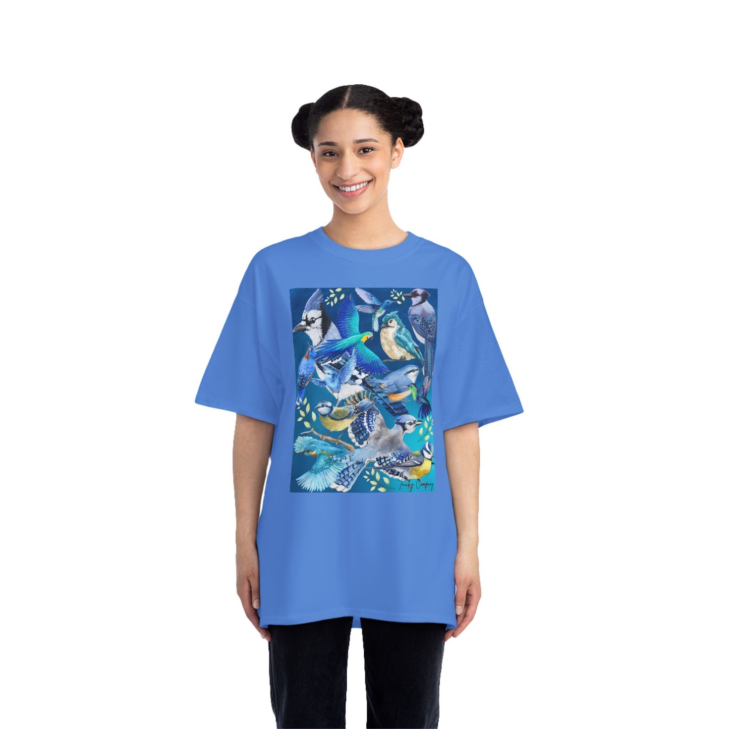 Colorful Bird Graphic T-Shirt for Nature Lovers