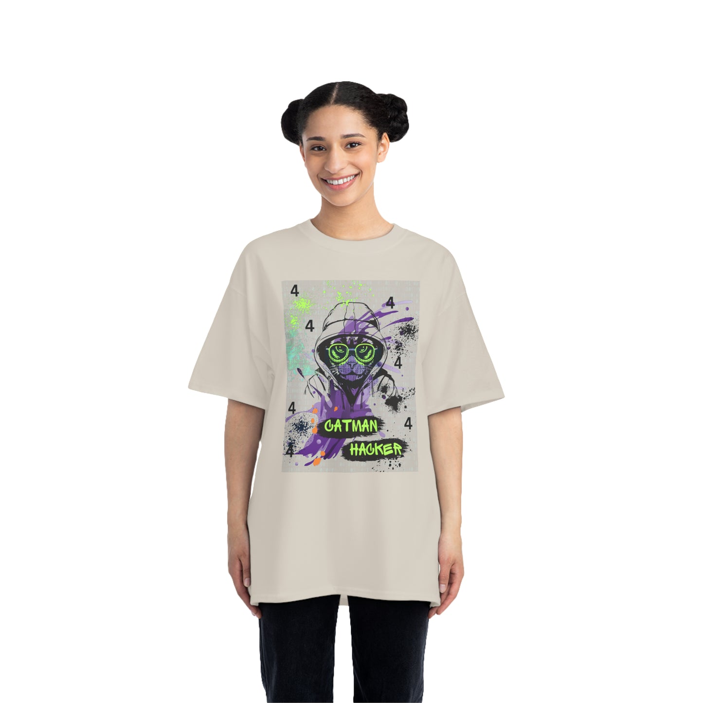 Catman Hacker, Oversize T-Shirt