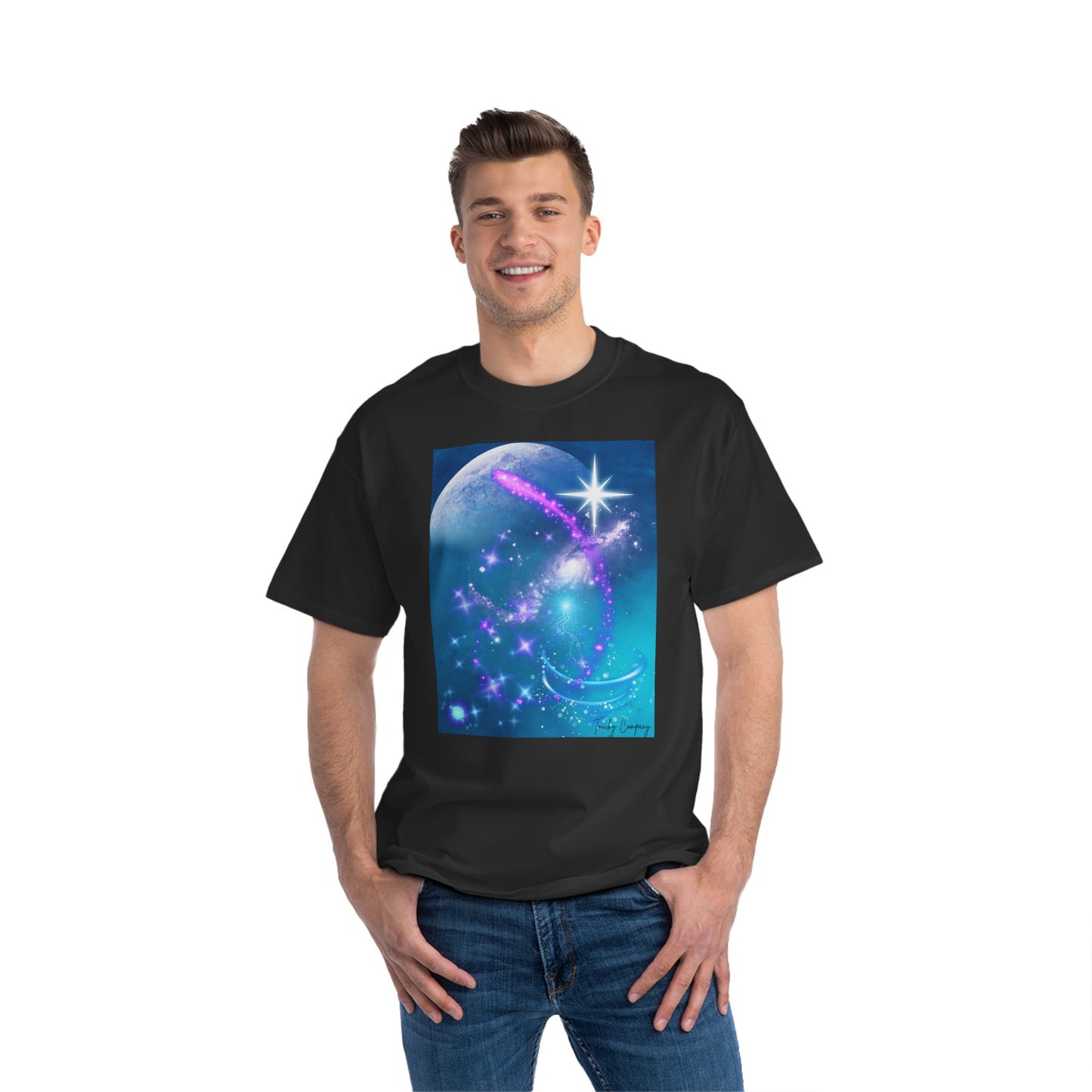 Cosmic Dream Short-Sleeve T-Shirt - Graphic Tee for Galaxy Lovers