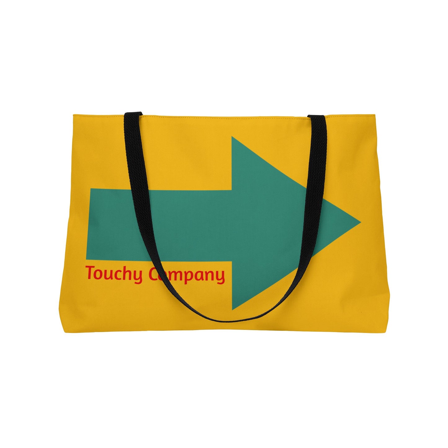 Bold Arrow Weekender Tote Bag/Red | Travel Style for Adventure Lovers