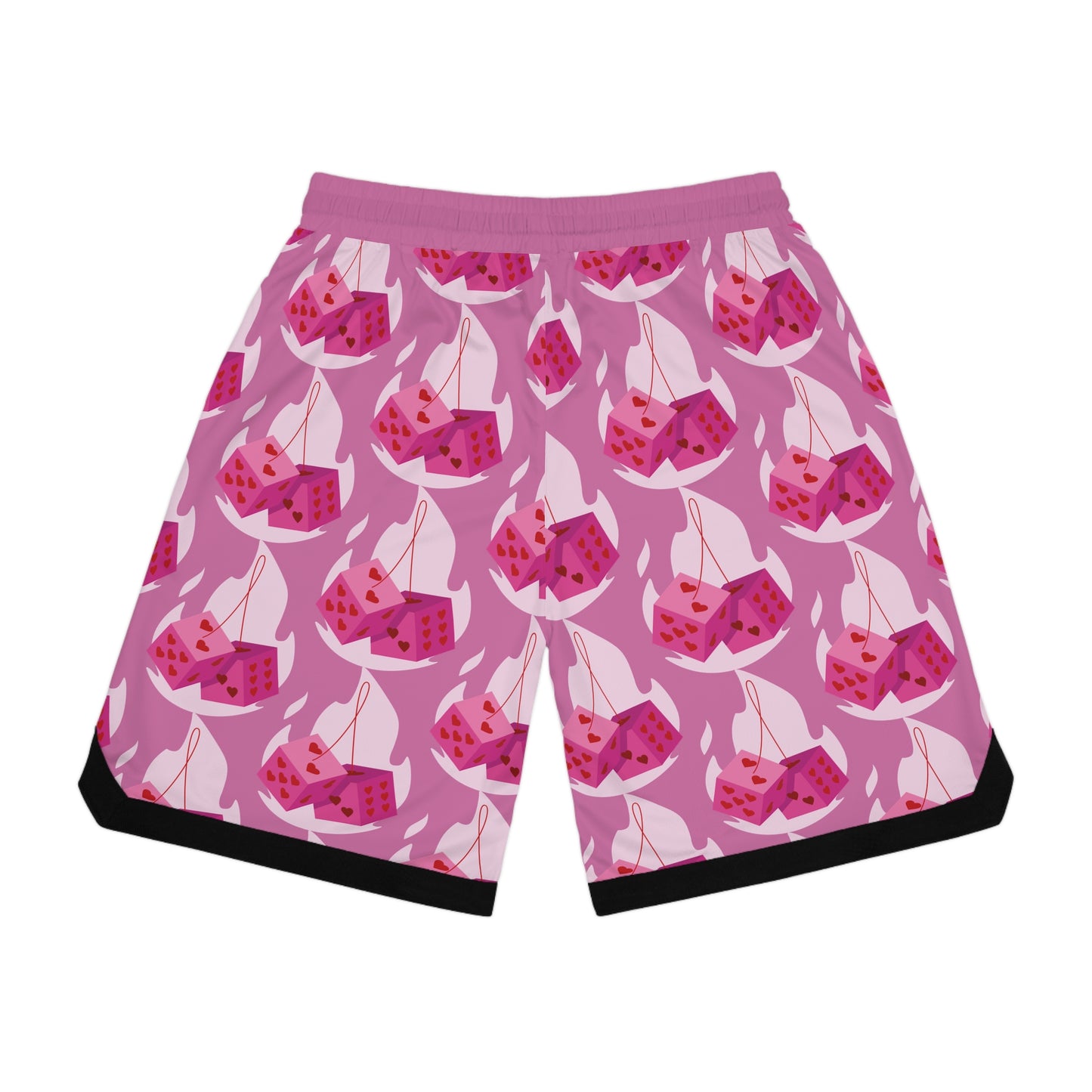 Love Dice Basketball Rib Shorts