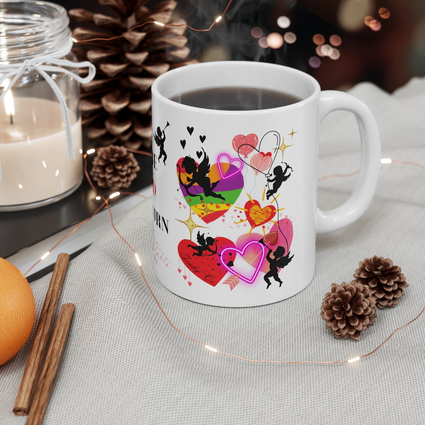Cupid Hearts, Mug 11oz, 15oz