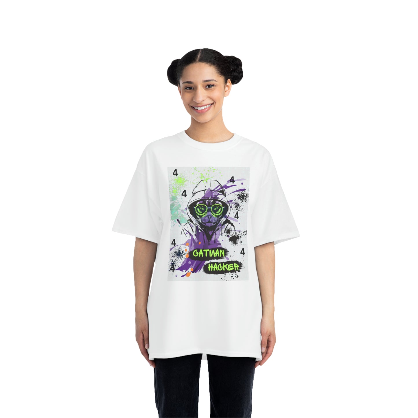 Catman Hacker, Oversize T-Shirt