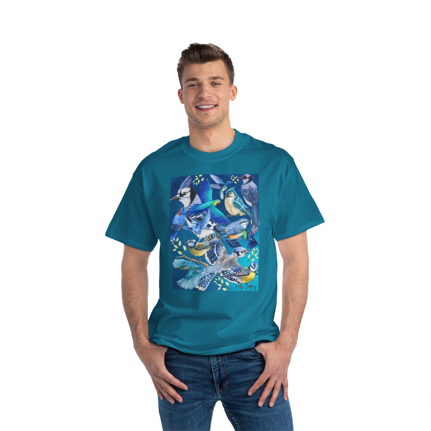 Colorful Bird Graphic T-Shirt for Nature Lovers