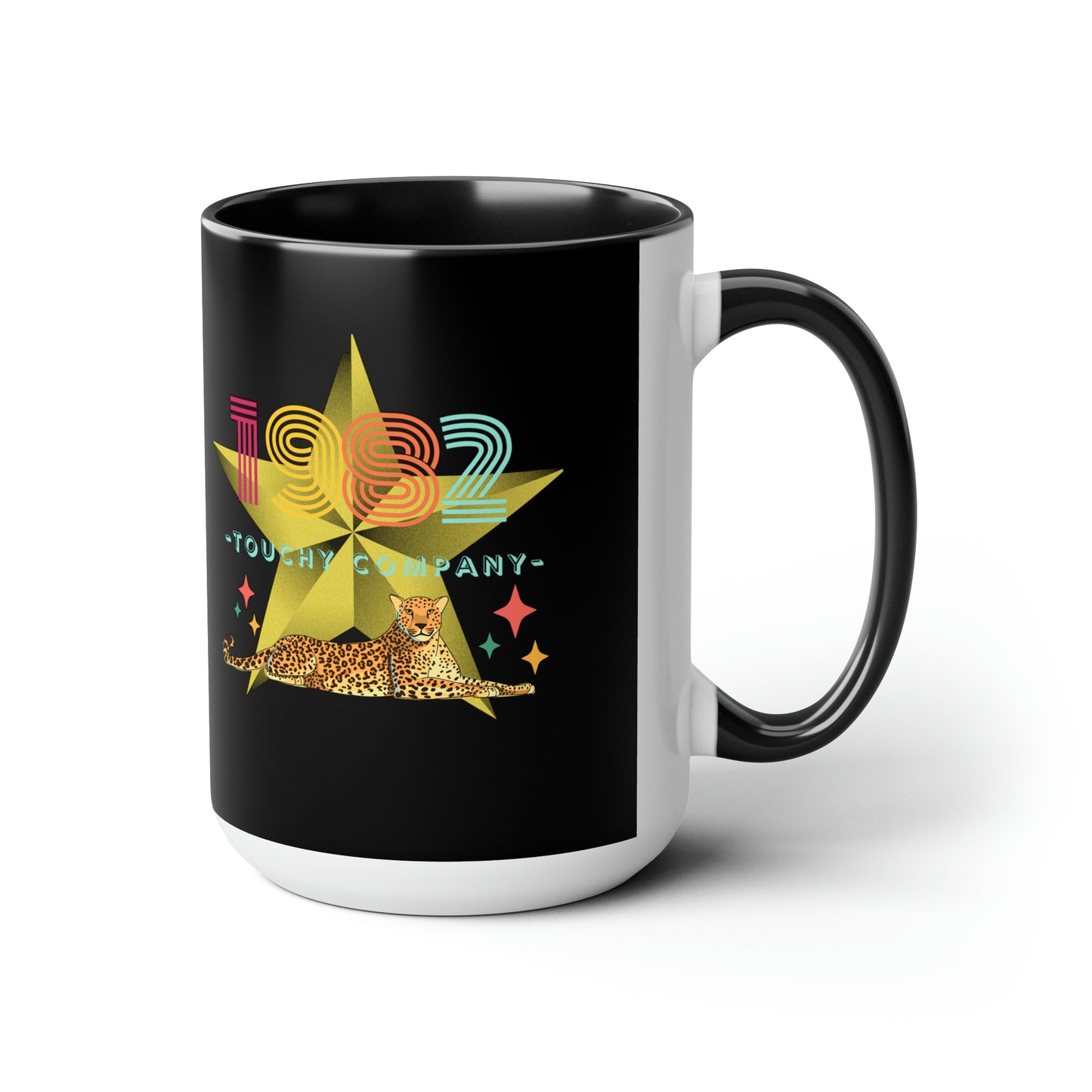 1982 Retro, Two-Tone Coffee Mugs, 15oz