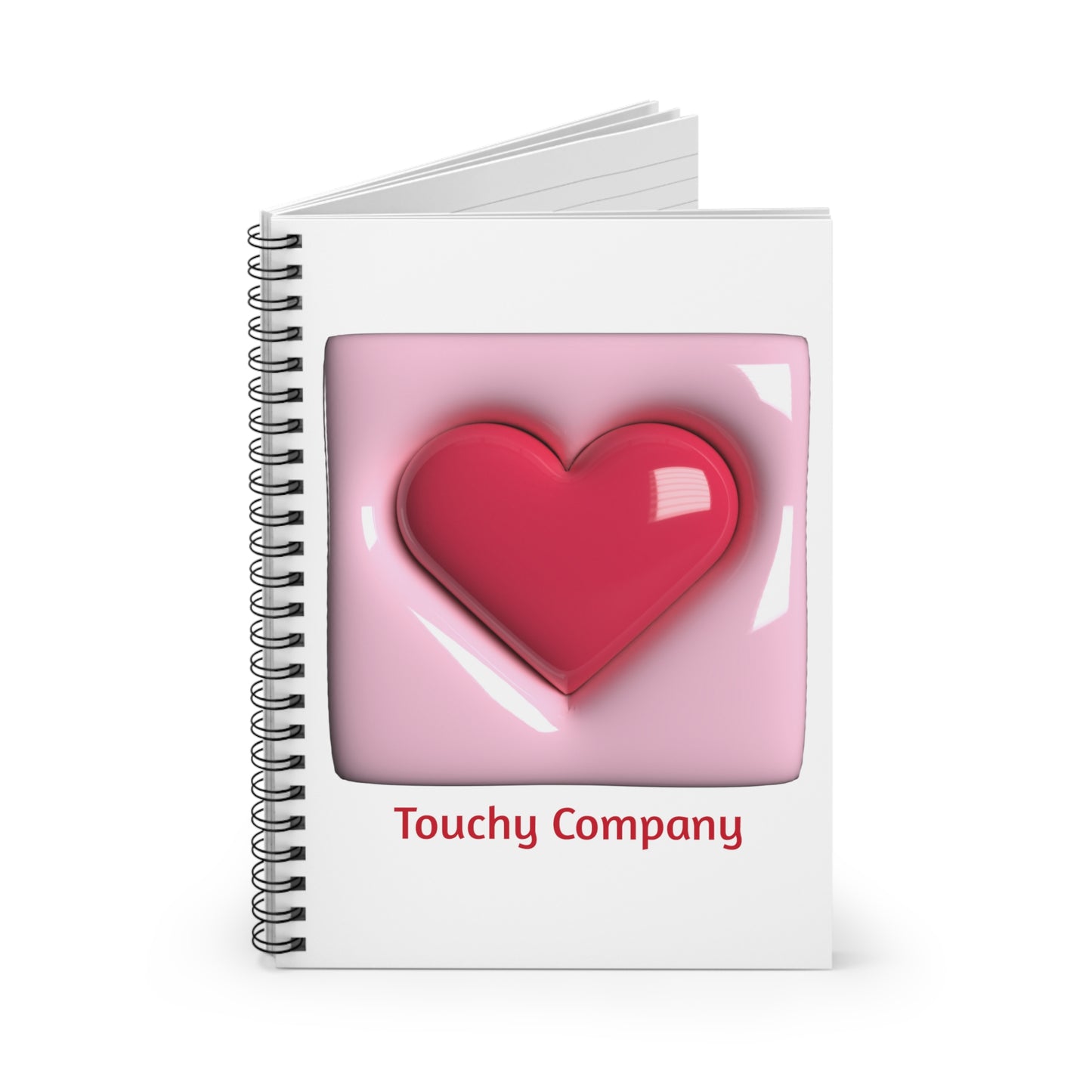Bubble Heart, Spiral Notebook - Ruled Line