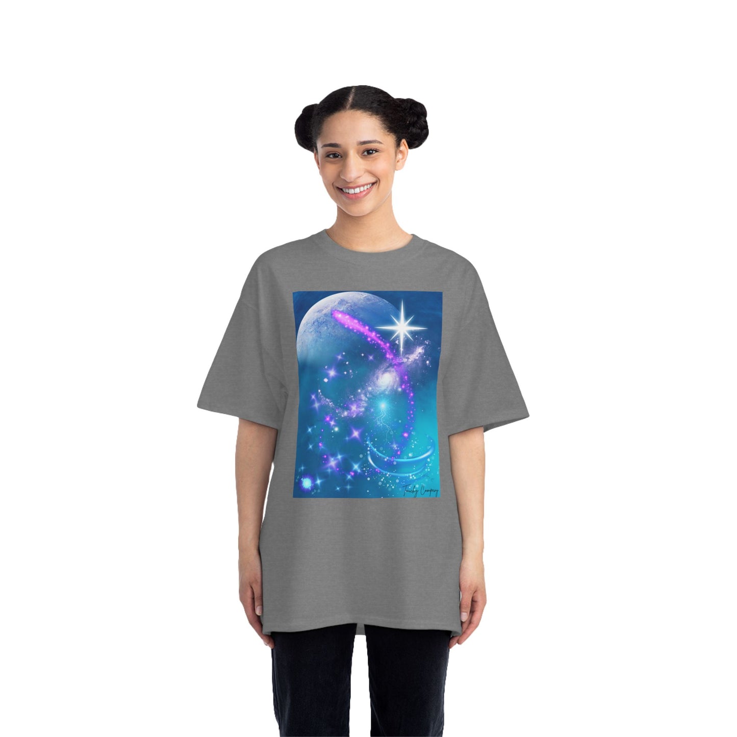Cosmic Dream Short-Sleeve T-Shirt - Graphic Tee for Galaxy Lovers