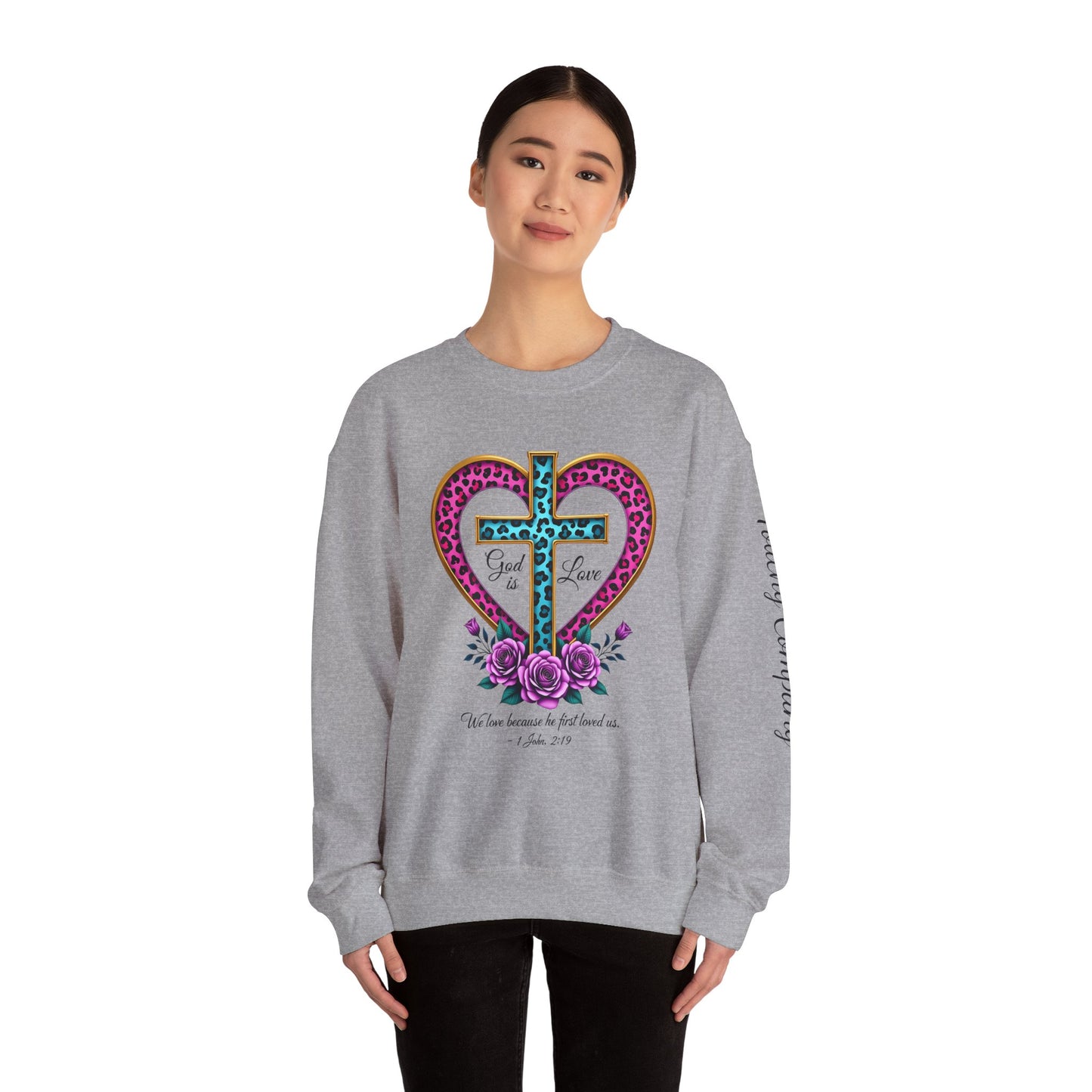 God's Love Unisex Heavy Blend™ Crewneck Sweatshirt