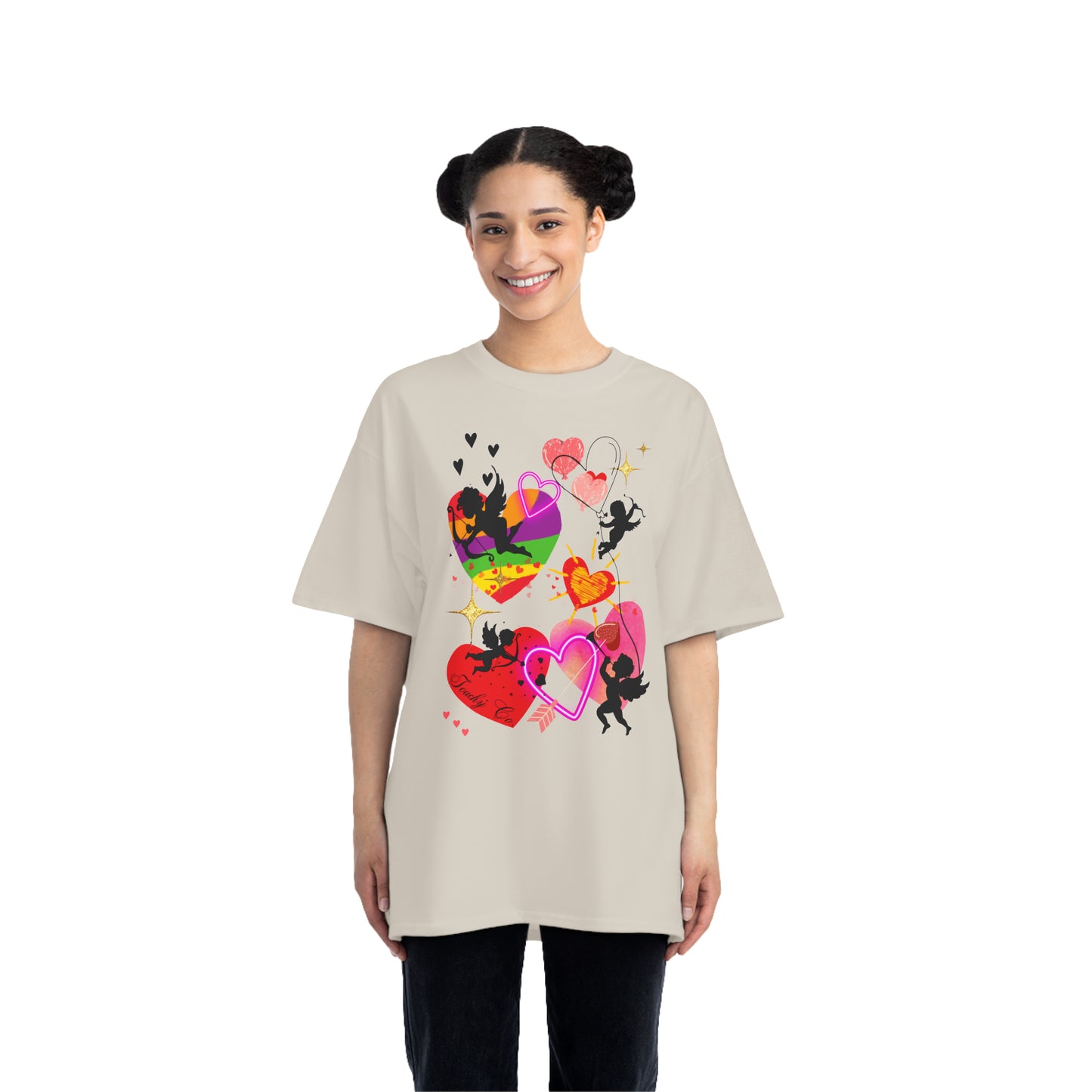 Cupid Hearts Oversized T-Shirt