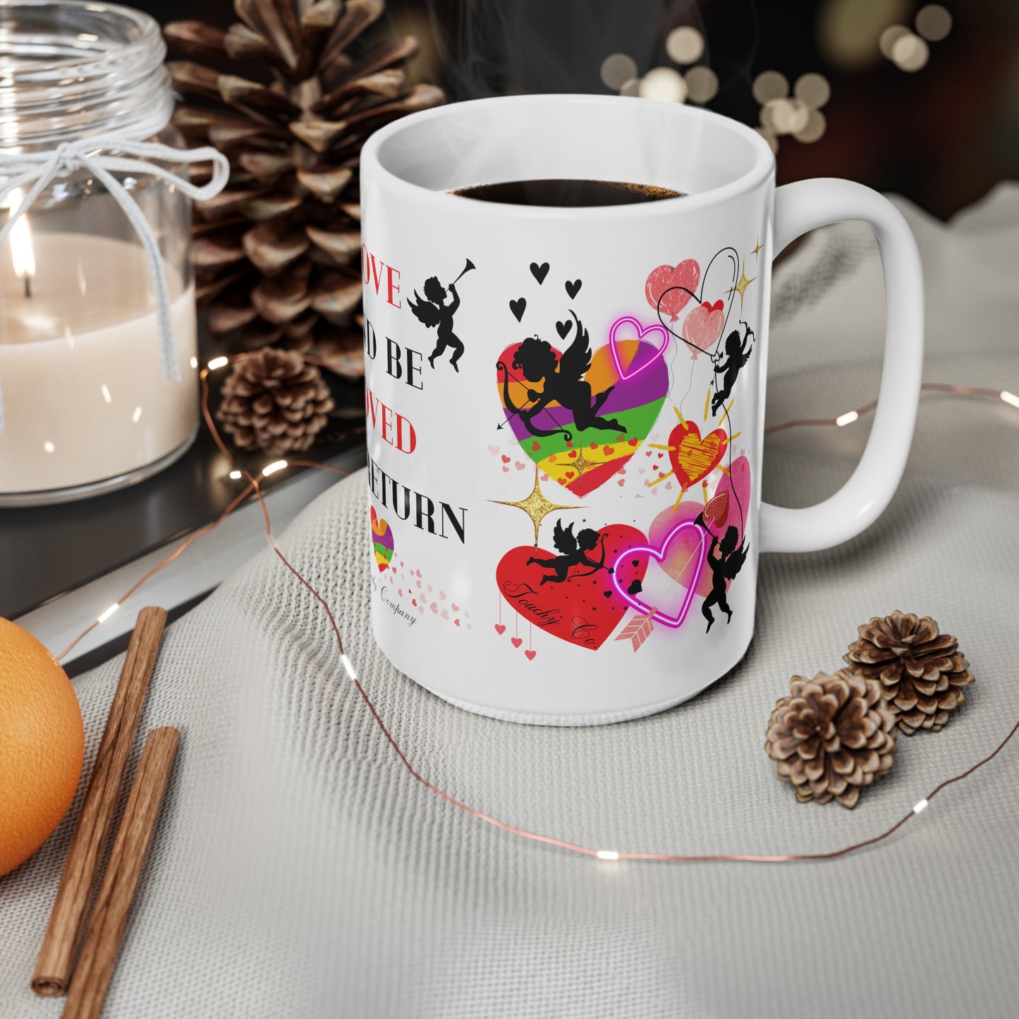 Cupid Hearts, Mug 11oz, 15oz