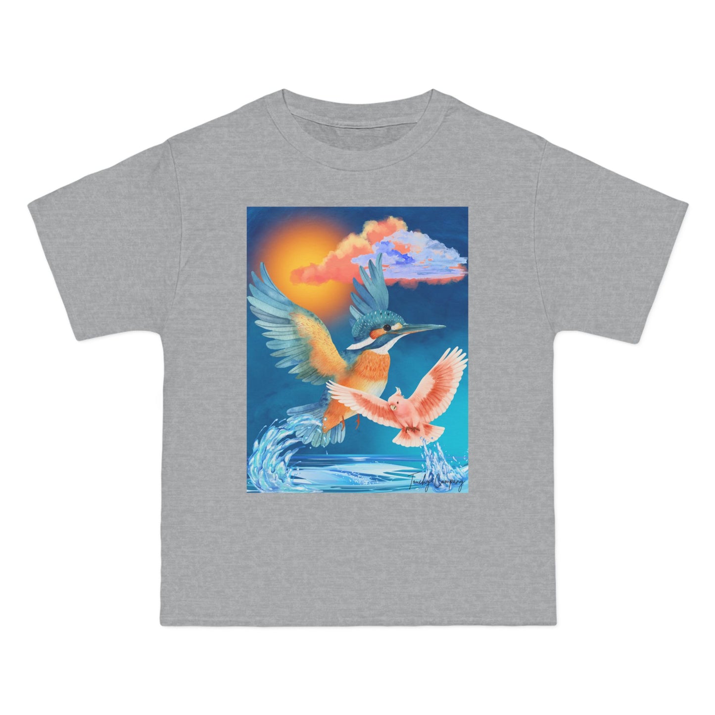 Colorful Kingfisher Graphic T-Shirt for Nature Lovers