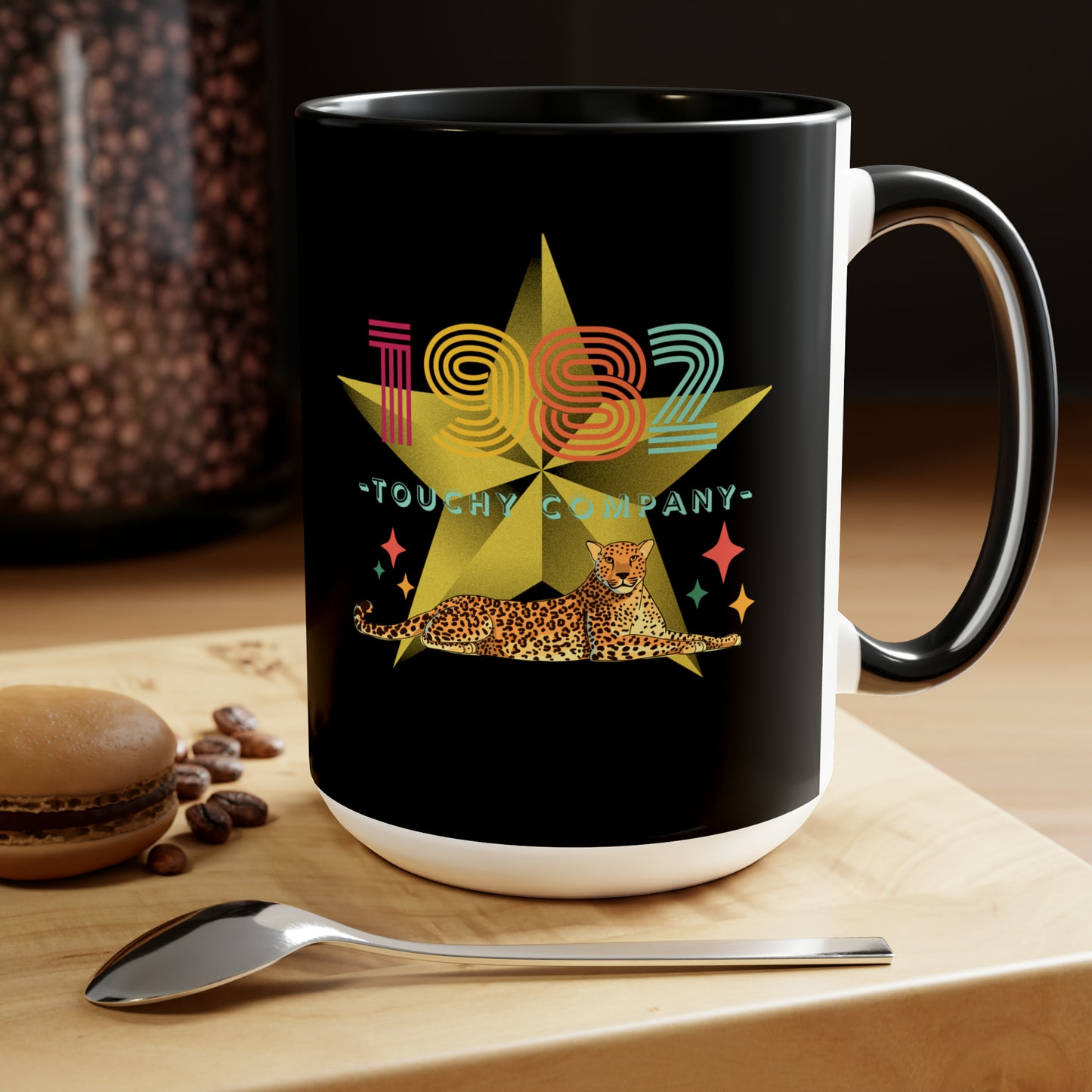 1982 Retro, Two-Tone Coffee Mugs, 15oz
