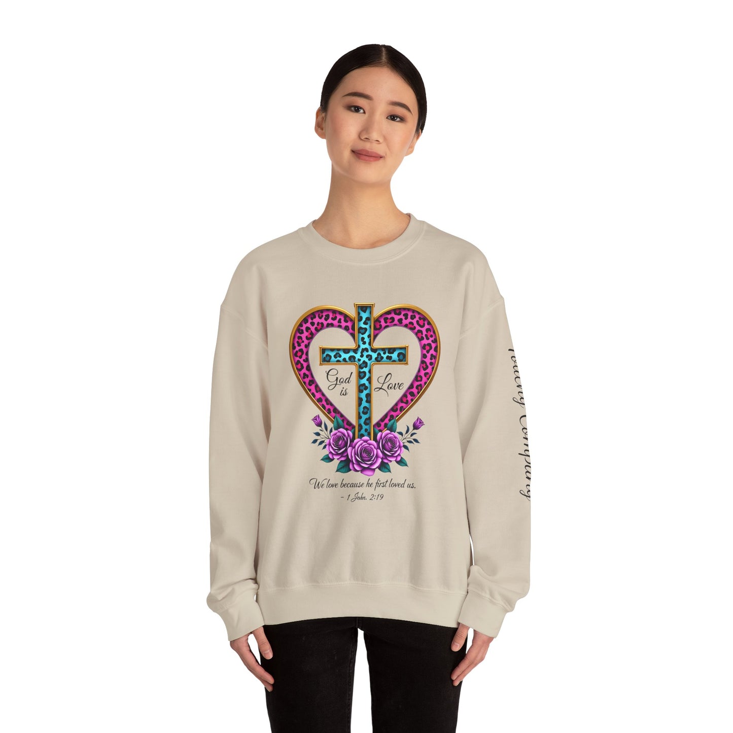 God's Love Unisex Heavy Blend™ Crewneck Sweatshirt
