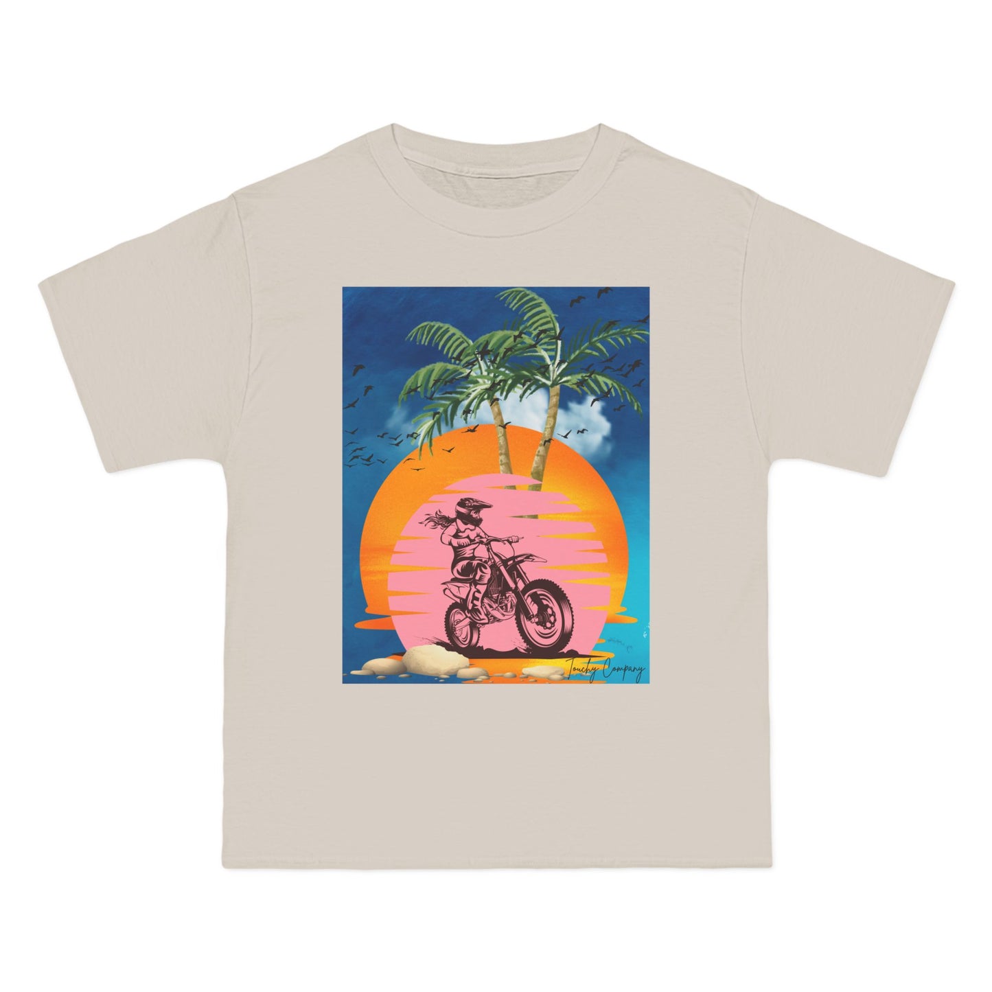 Vintage Sunset Motorcycle Graphic T-Shirt