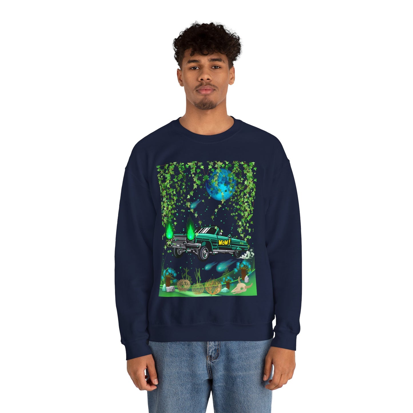 Lowrider Trap, Unisex Crewneck Sweatshirt