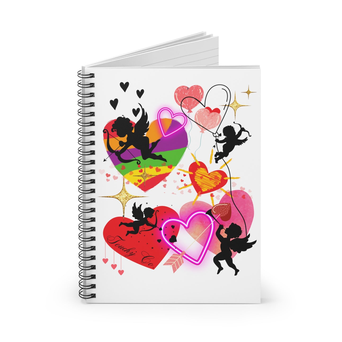 Cupid Love, Spiral Notebook - Ruled Line
