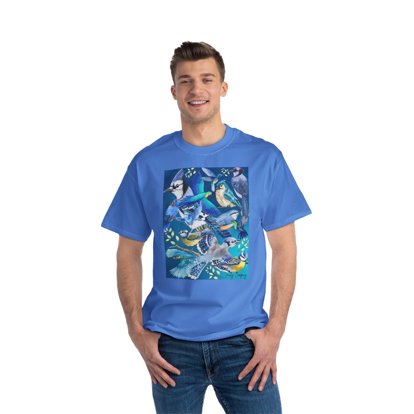Colorful Bird Graphic T-Shirt for Nature Lovers