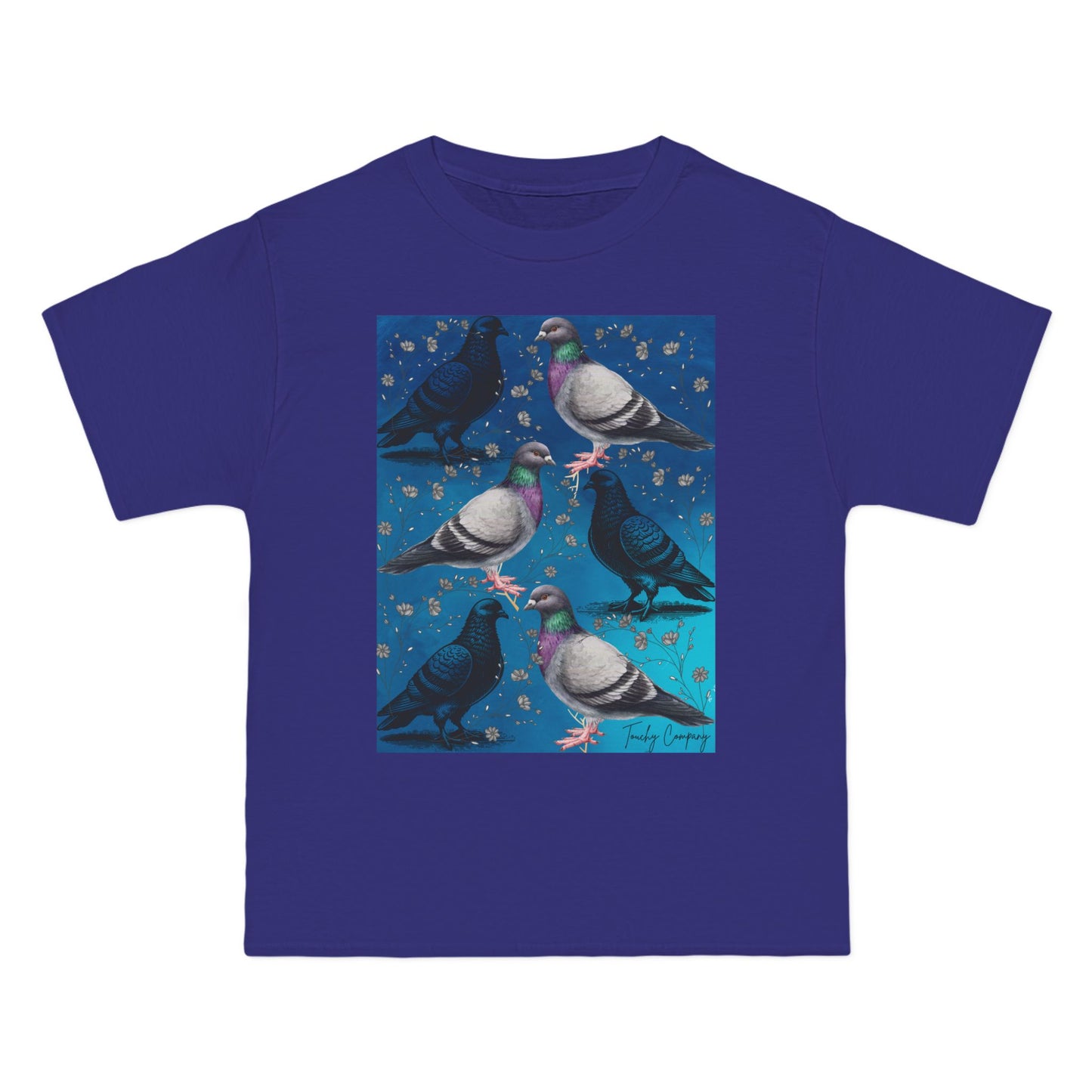 Whimsical Pigeon Art Short-Sleeve T-Shirt – Unique Gift for Bird Lovers