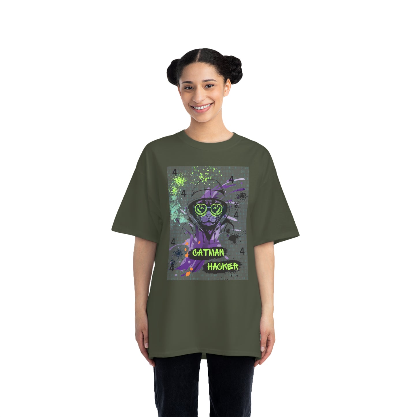 Catman Hacker, Oversize T-Shirt