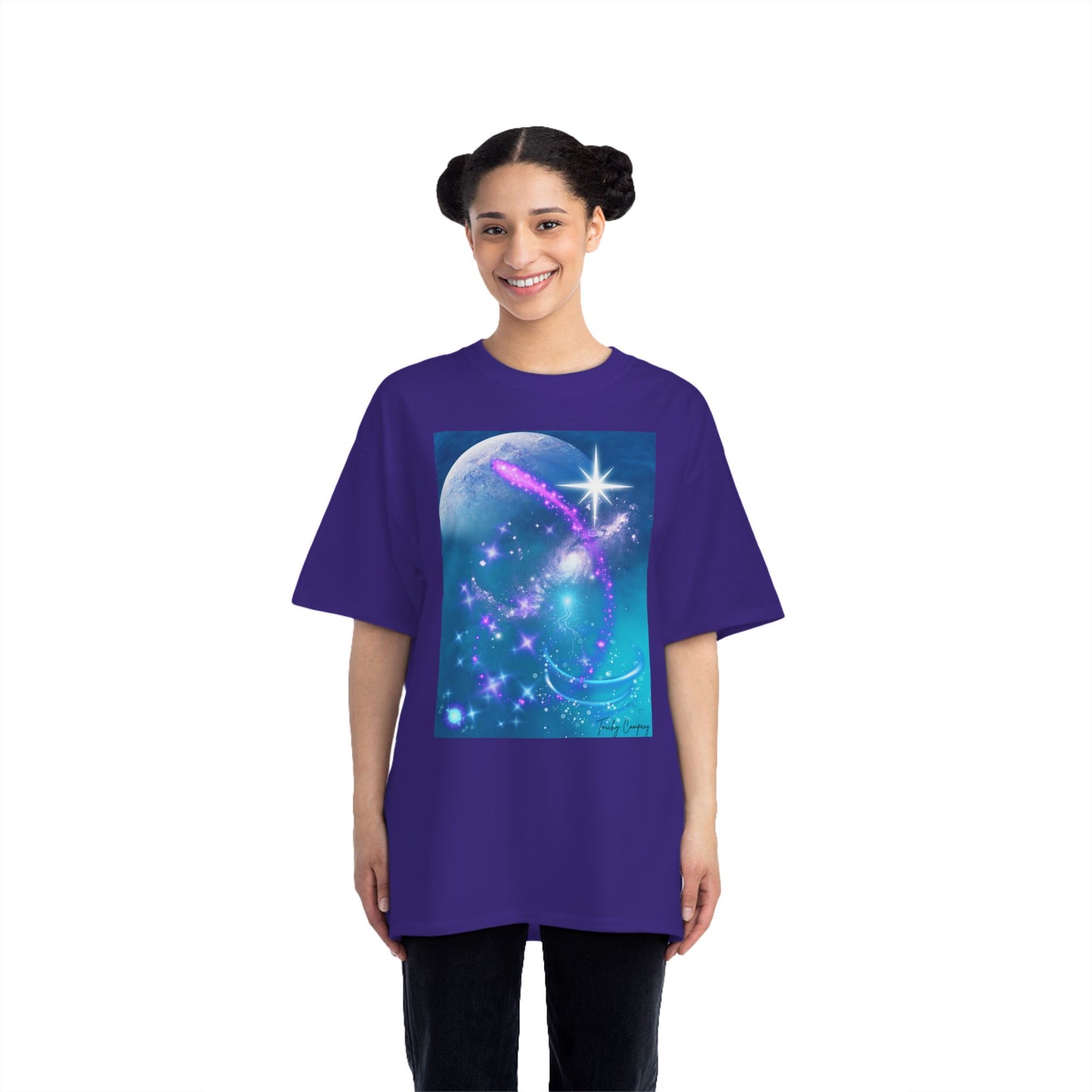 Cosmic Dream Short-Sleeve T-Shirt - Graphic Tee for Galaxy Lovers