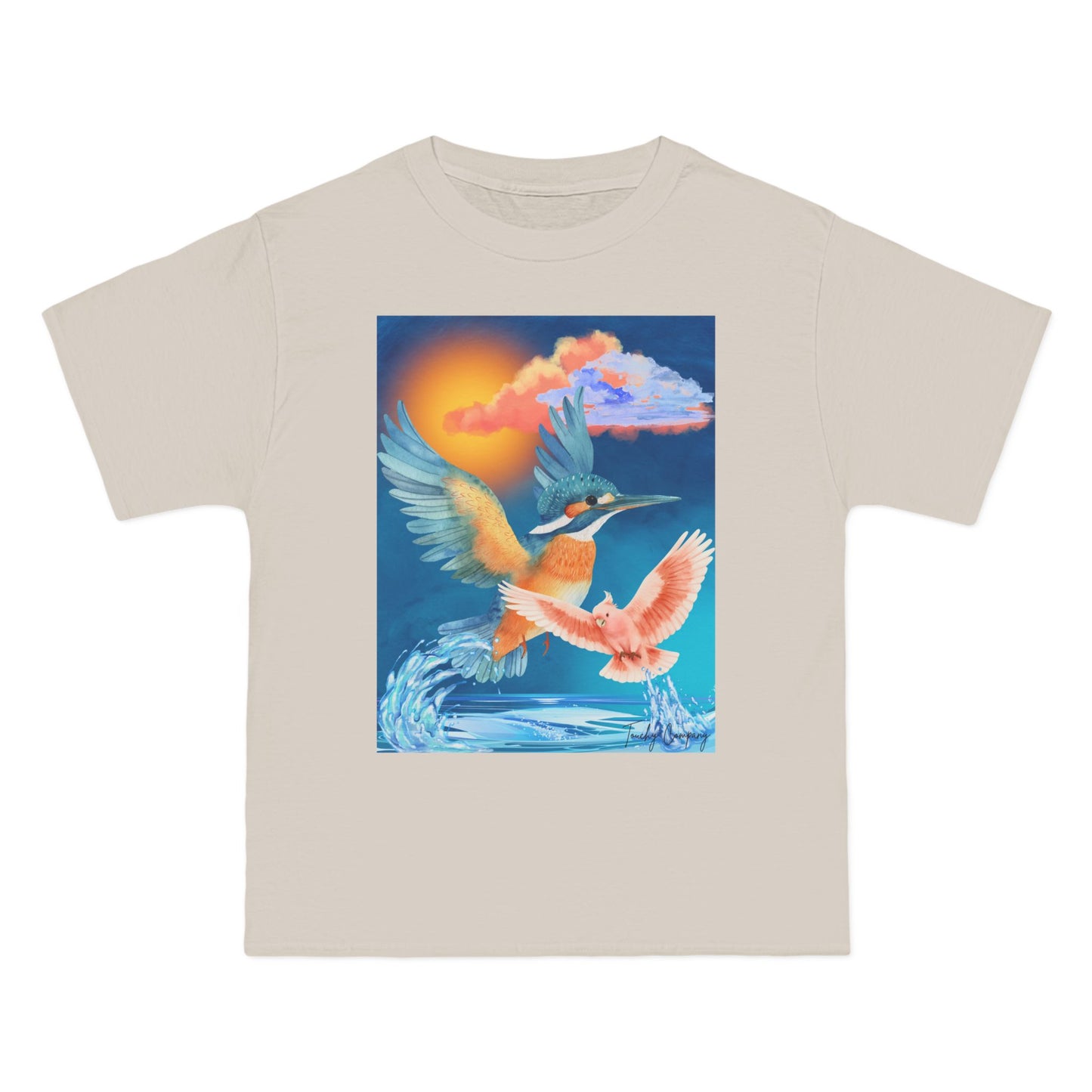 Colorful Kingfisher Graphic T-Shirt for Nature Lovers