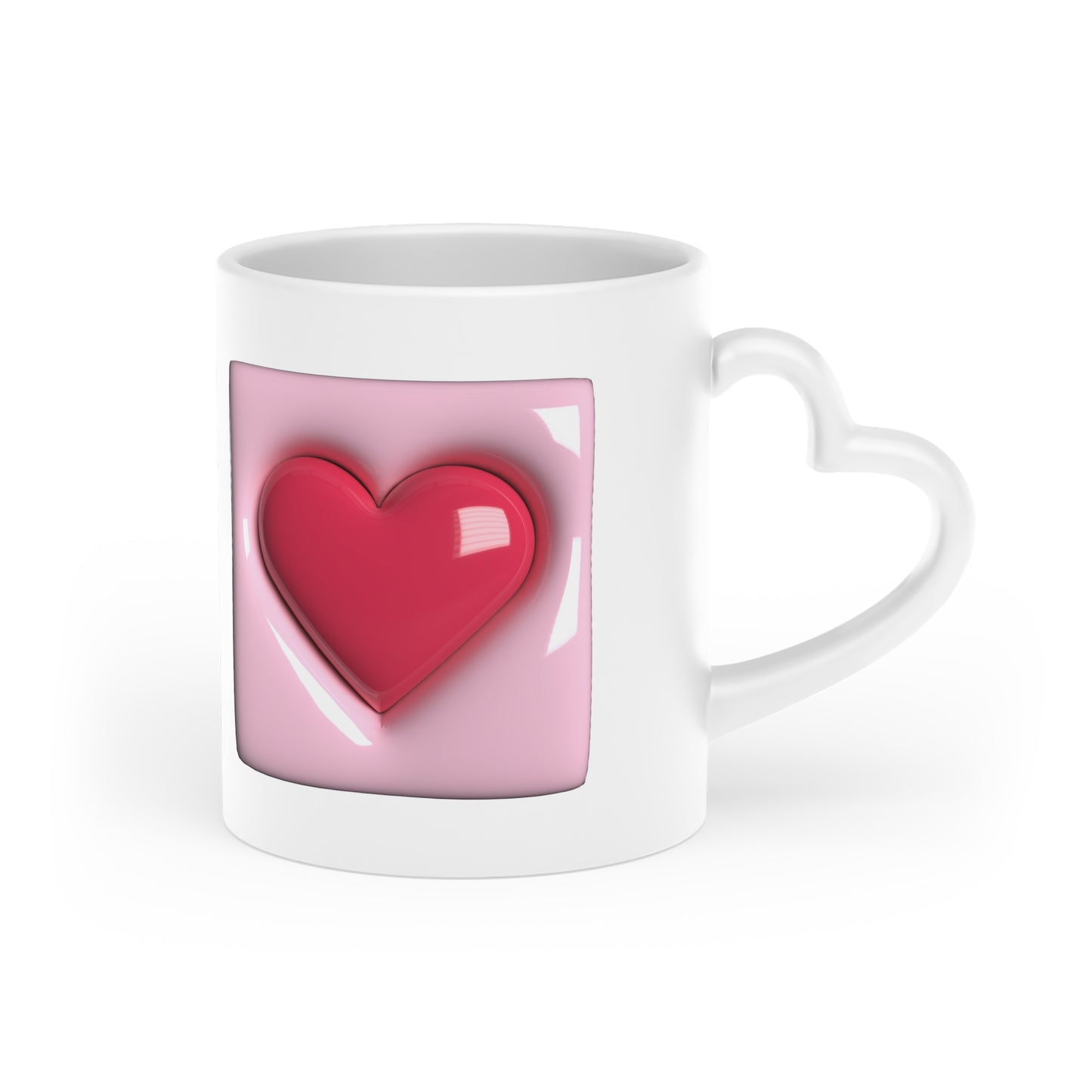 Bubble shaped Heart-Shaped Mug