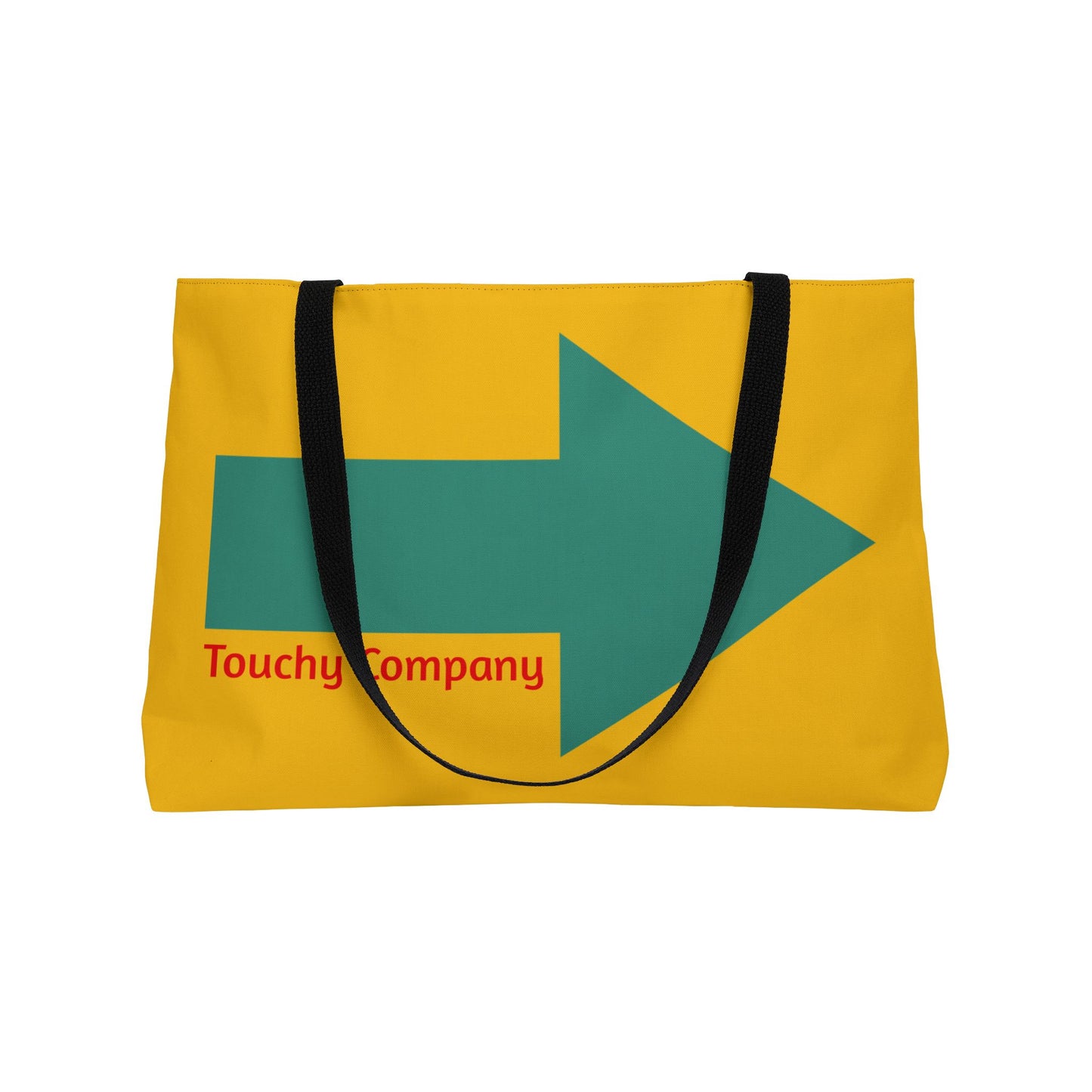 Bold Arrow Weekender Tote Bag/Red | Travel Style for Adventure Lovers