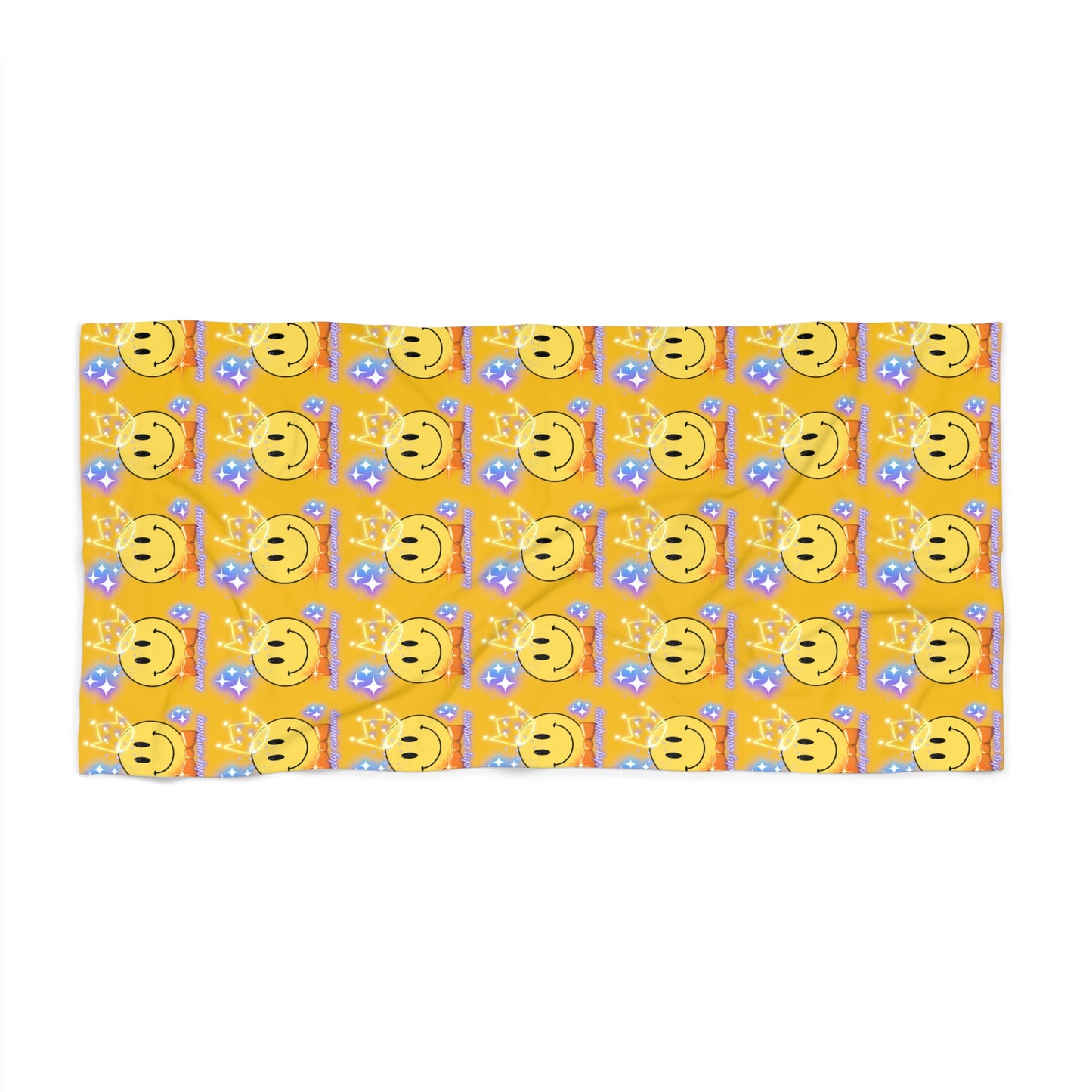 Smiley King, Beach Towel