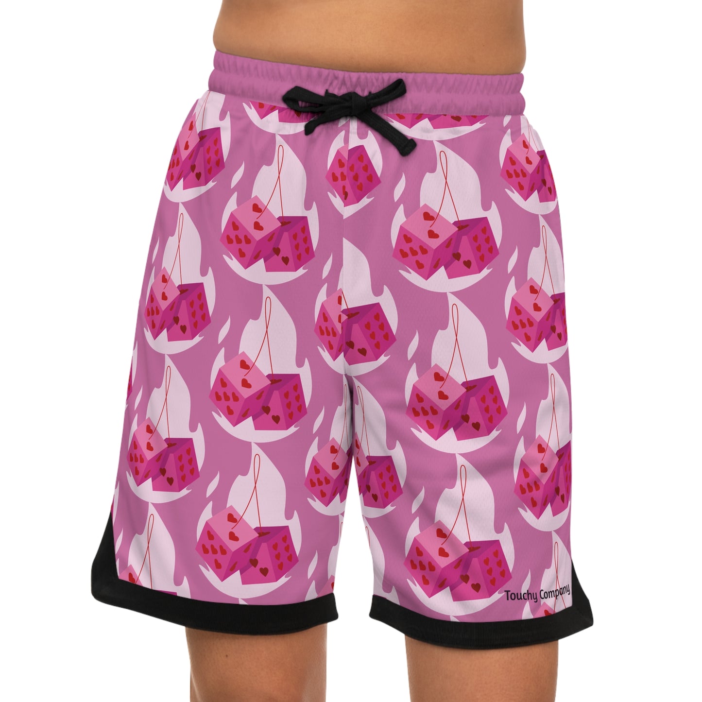 Love Dice Basketball Rib Shorts