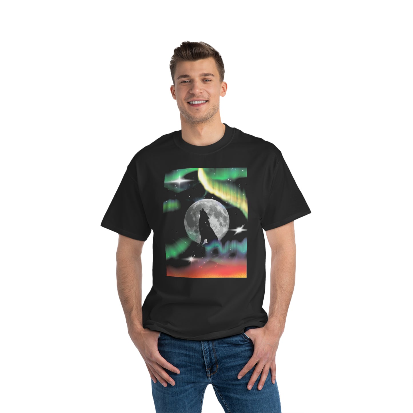 Northern Lights Vibe, Oversized T-Shirt