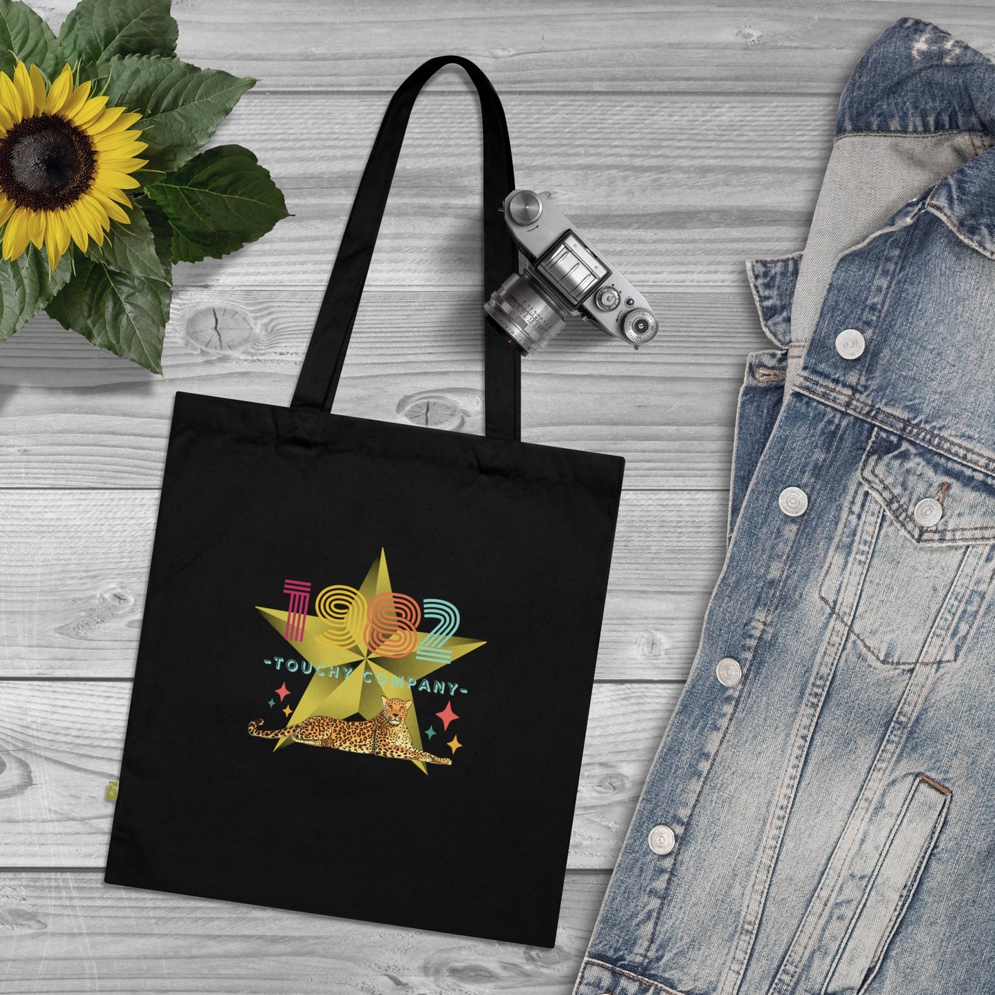 1982 Retro, Organic Cotton Tote Bag