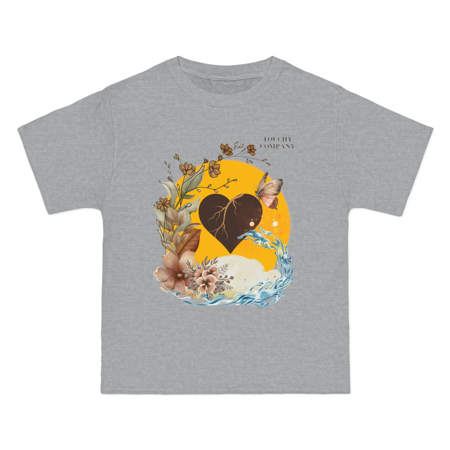Brown Skin Heart, Oversized T-Shirt