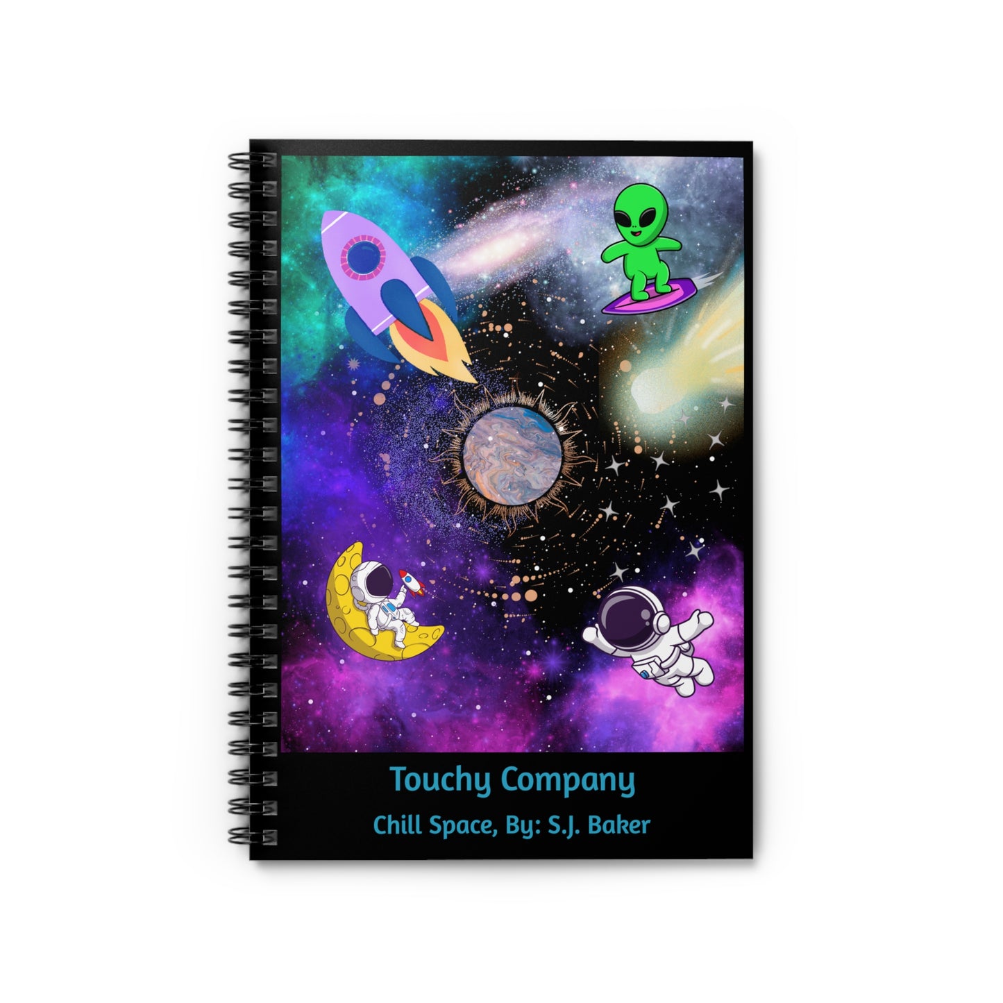Chill Space, Spiral Notebook - Ruled Line