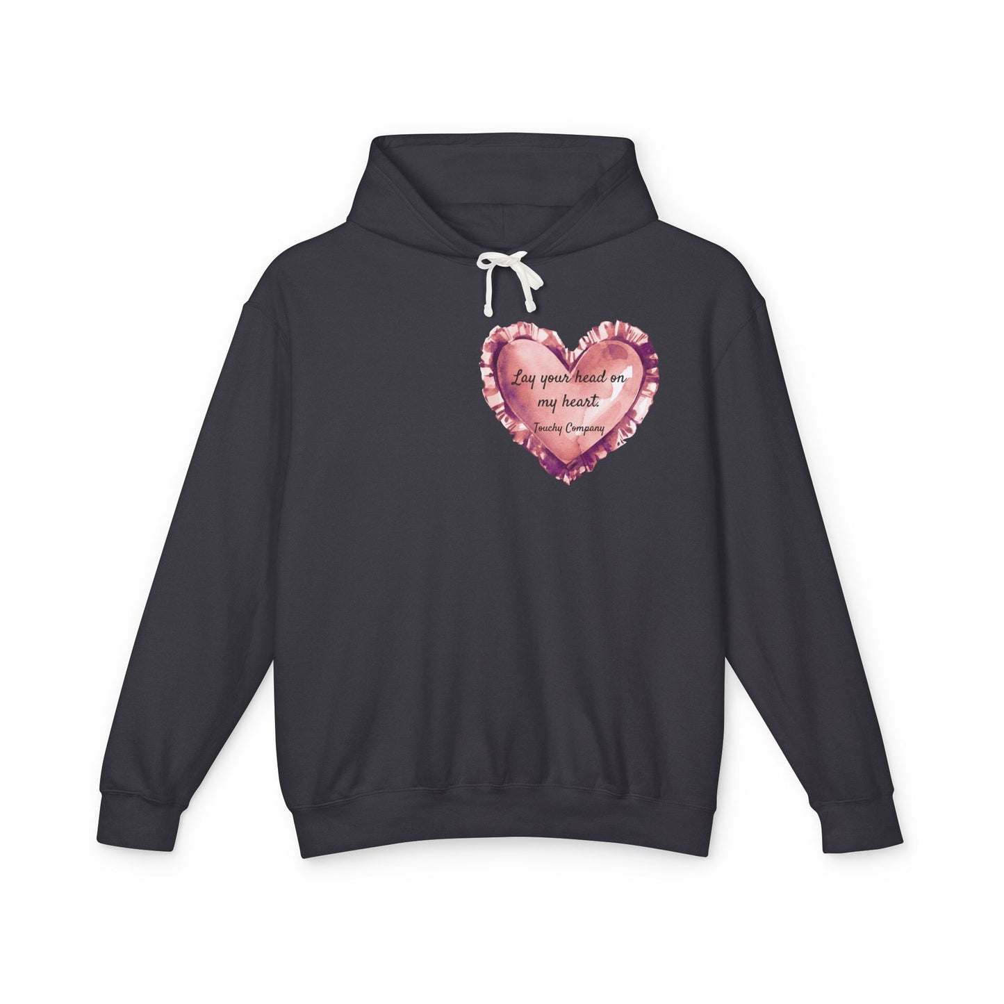 Heart Pillow Unisex Lightweight Hooded Sweatshirt