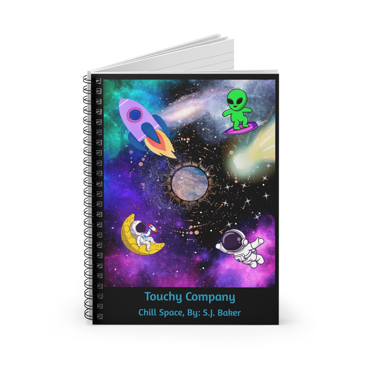 Chill Space, Spiral Notebook - Ruled Line