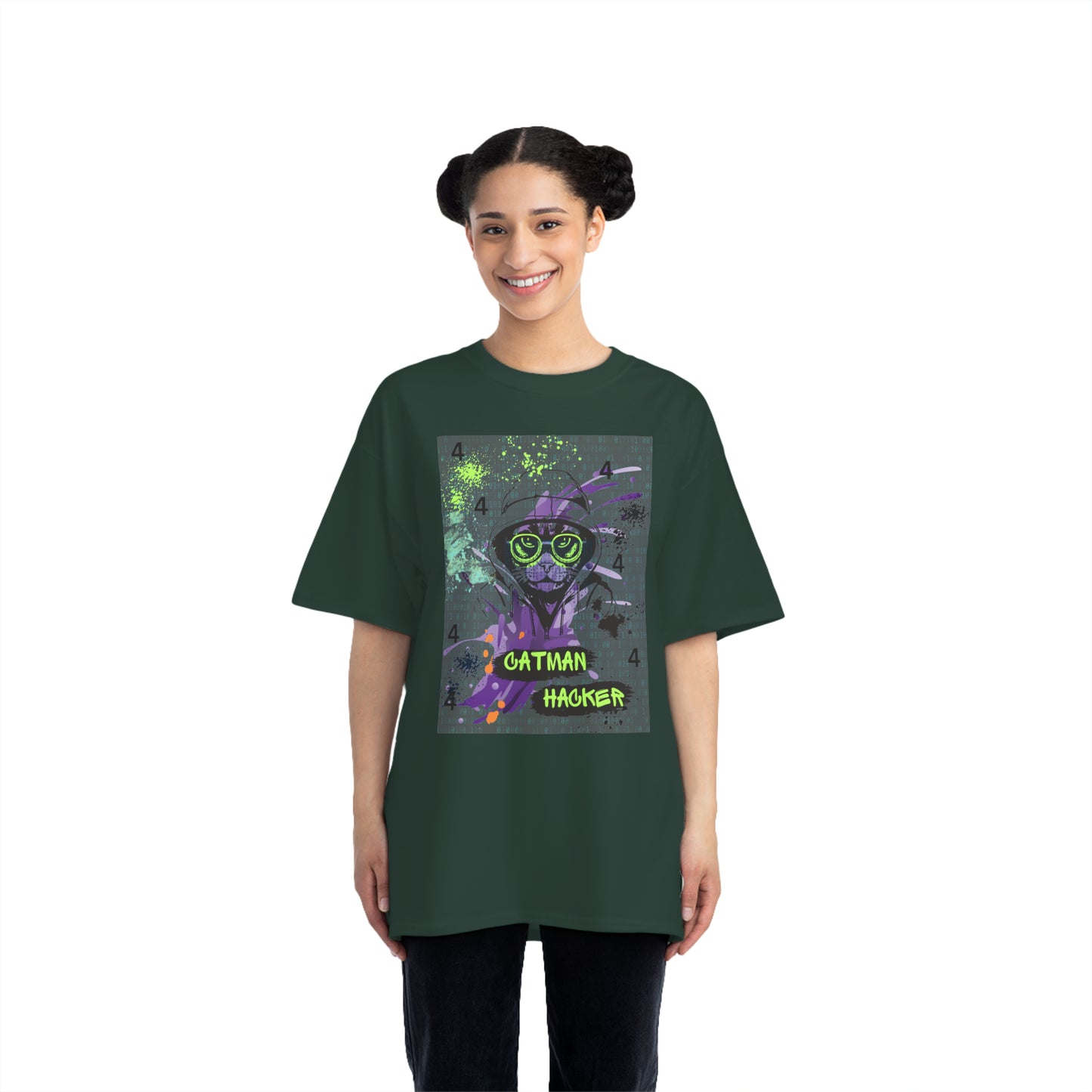 Catman Hacker, Oversize T-Shirt