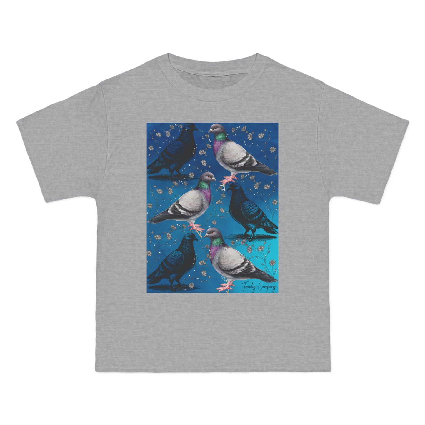 Whimsical Pigeon Art Short-Sleeve T-Shirt – Unique Gift for Bird Lovers
