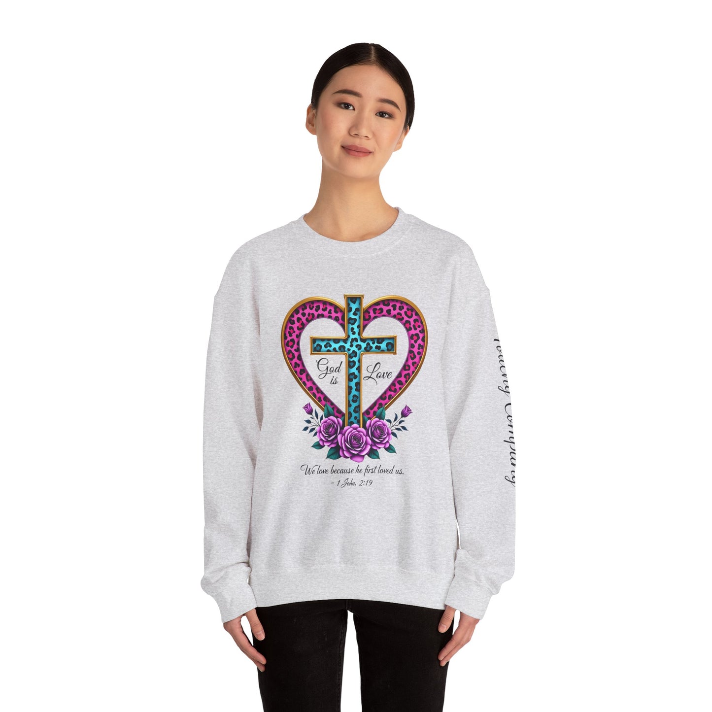 God's Love Unisex Heavy Blend™ Crewneck Sweatshirt